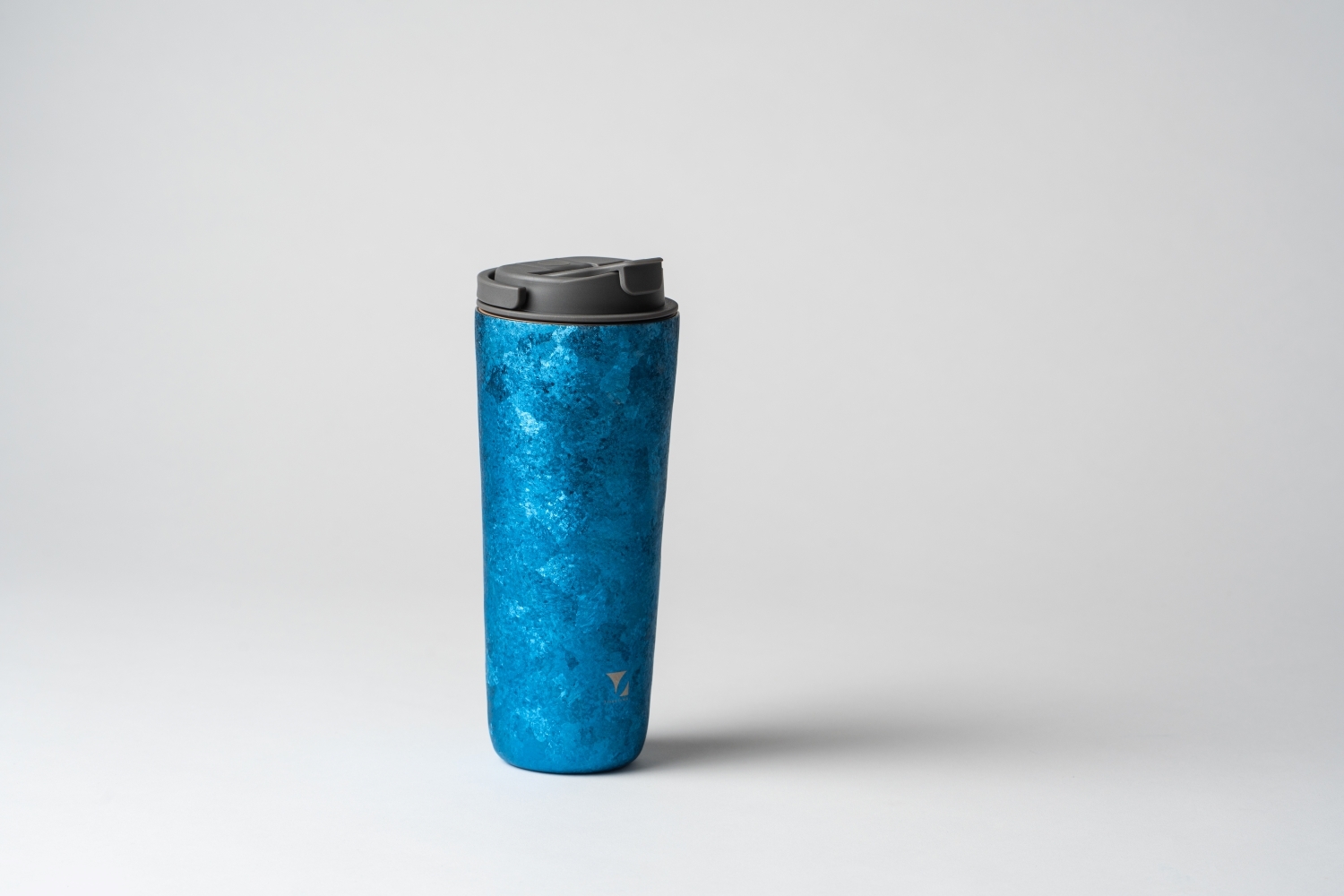 純鈦跳跳杯｜晶鈦系列｜湖水藍Ｘ工業灰蓋