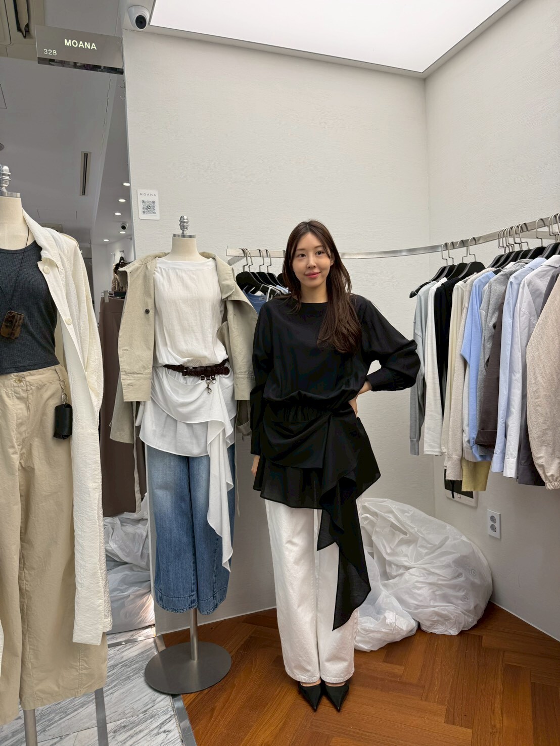 MK5510 柔霧解構式飄帶連衣裙 *特價* (優惠碼同充值購物金不適用)