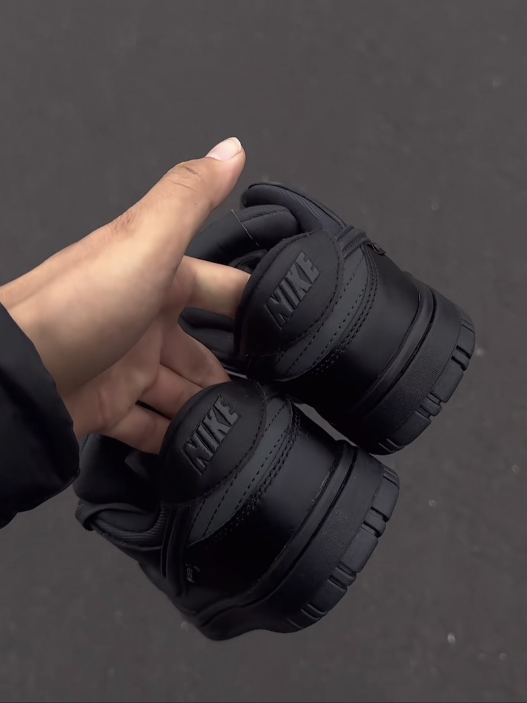 NIKE DUNK GTX 防潑水 立體勾系列 黑魂