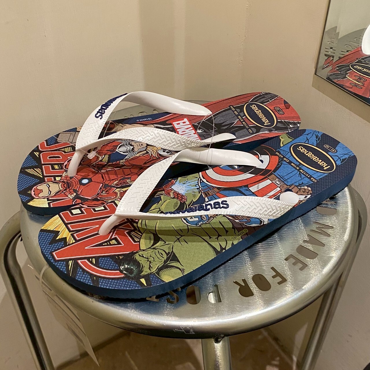 Havaianas 哈瓦仕 拖鞋 男女鞋 復仇者聯盟 4147012-0555M