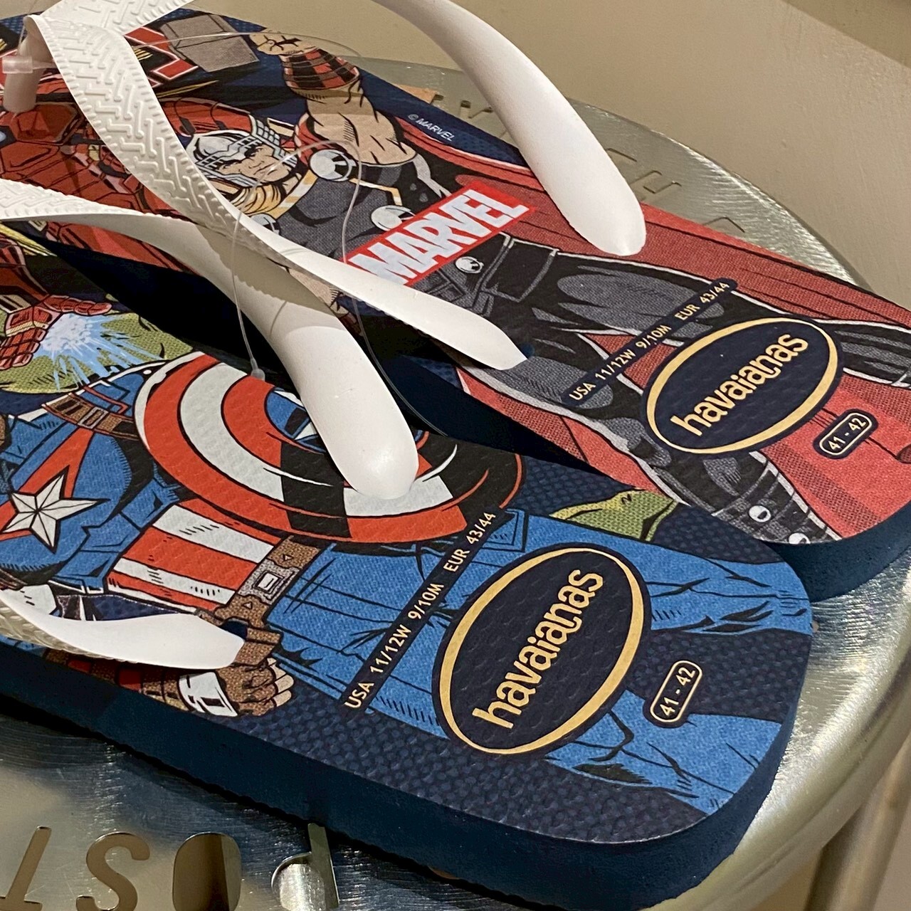 Havaianas 哈瓦仕 拖鞋 男女鞋 復仇者聯盟 4147012-0555M