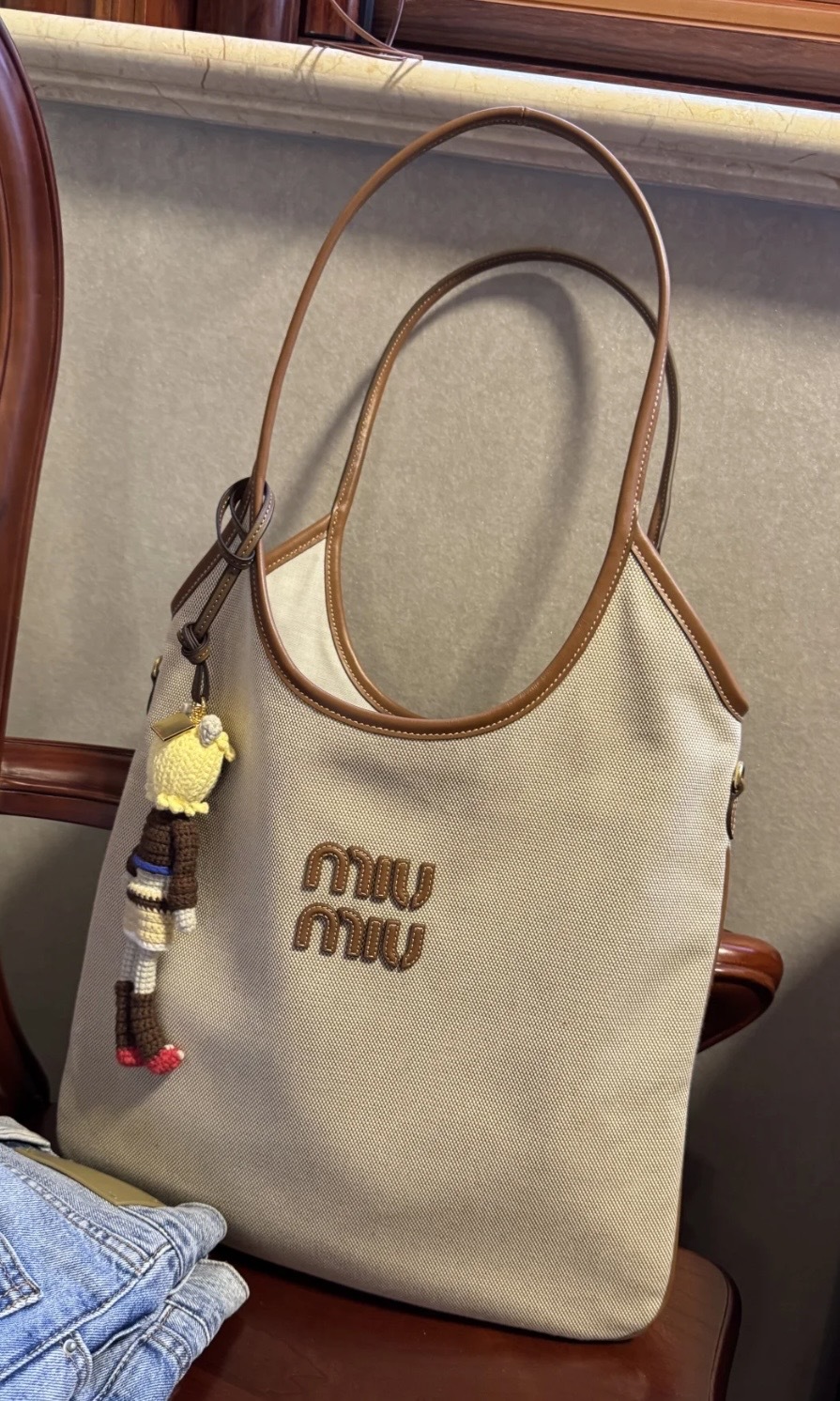 MIUMIU ivy tote