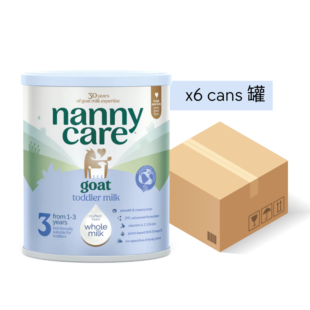 Nanny Care Goat milk based growing up milk (from 1-3 years) 6 Cans (800g X 6) (91405A)