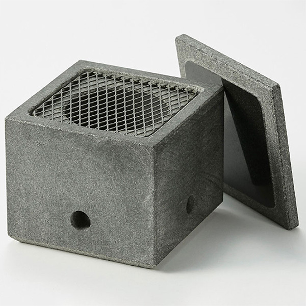 【石乃濱田】石製烤爐-黑