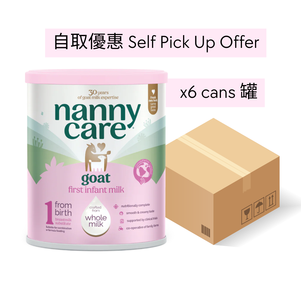 Nanny Care Goat Milk Nutrition 6 cans promotion (Self Pick Up By Cash)(800g X 6) (91401B)