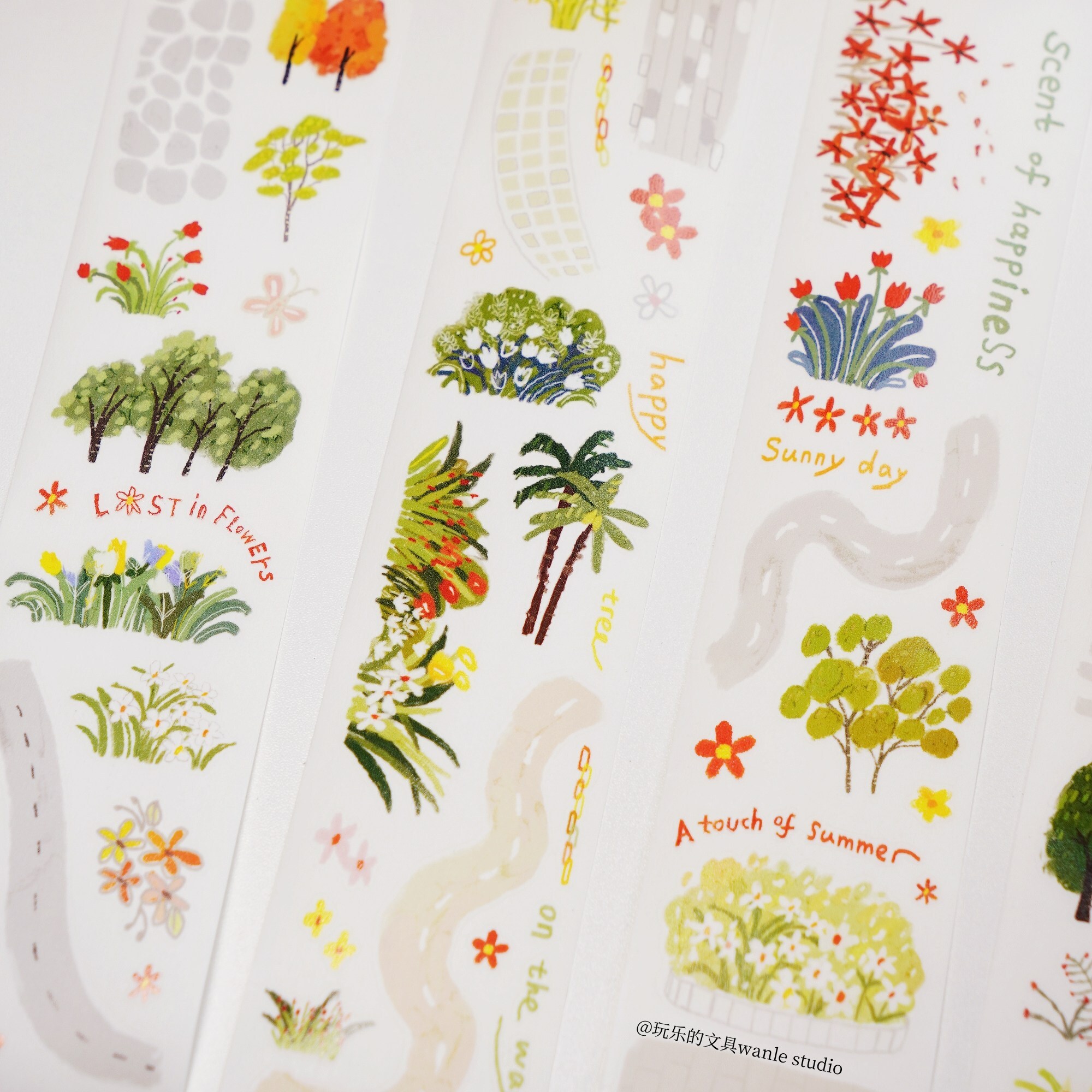 Wanle Studio - Die Cut Paper Tape - Roadside