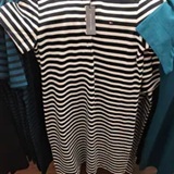 [S] TOMMY HILFIGER NAVY BLUE SLIM FIT STRIPE POLO DRESS, XW05966-400 (STH1518)