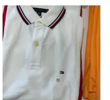 [S] TOMMY HILFIGER WHITE REGULAR FIT TOMMY WICKING POLO, 78JA019-100 (STH1517)