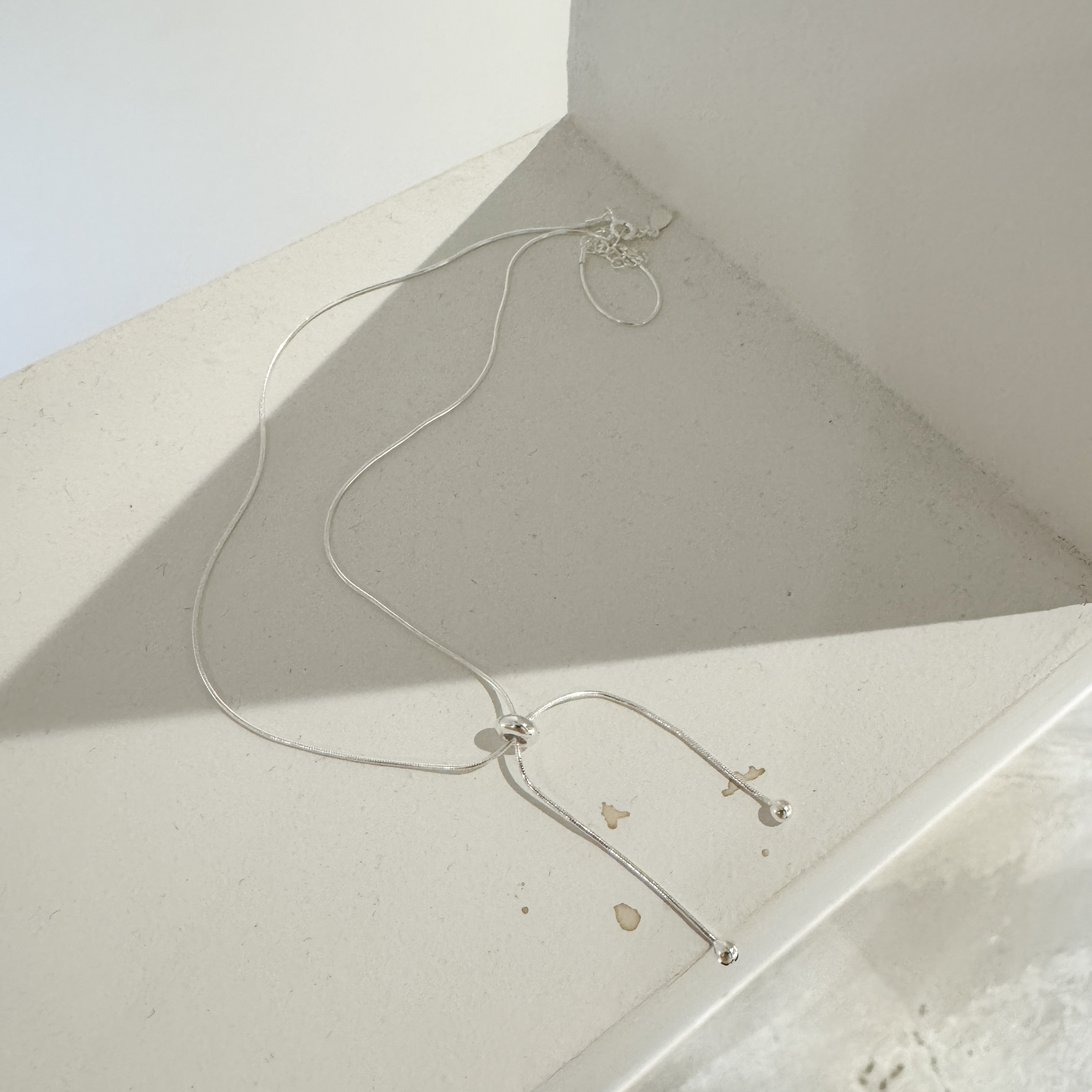 925純銀蝴蝶形束束頸鏈