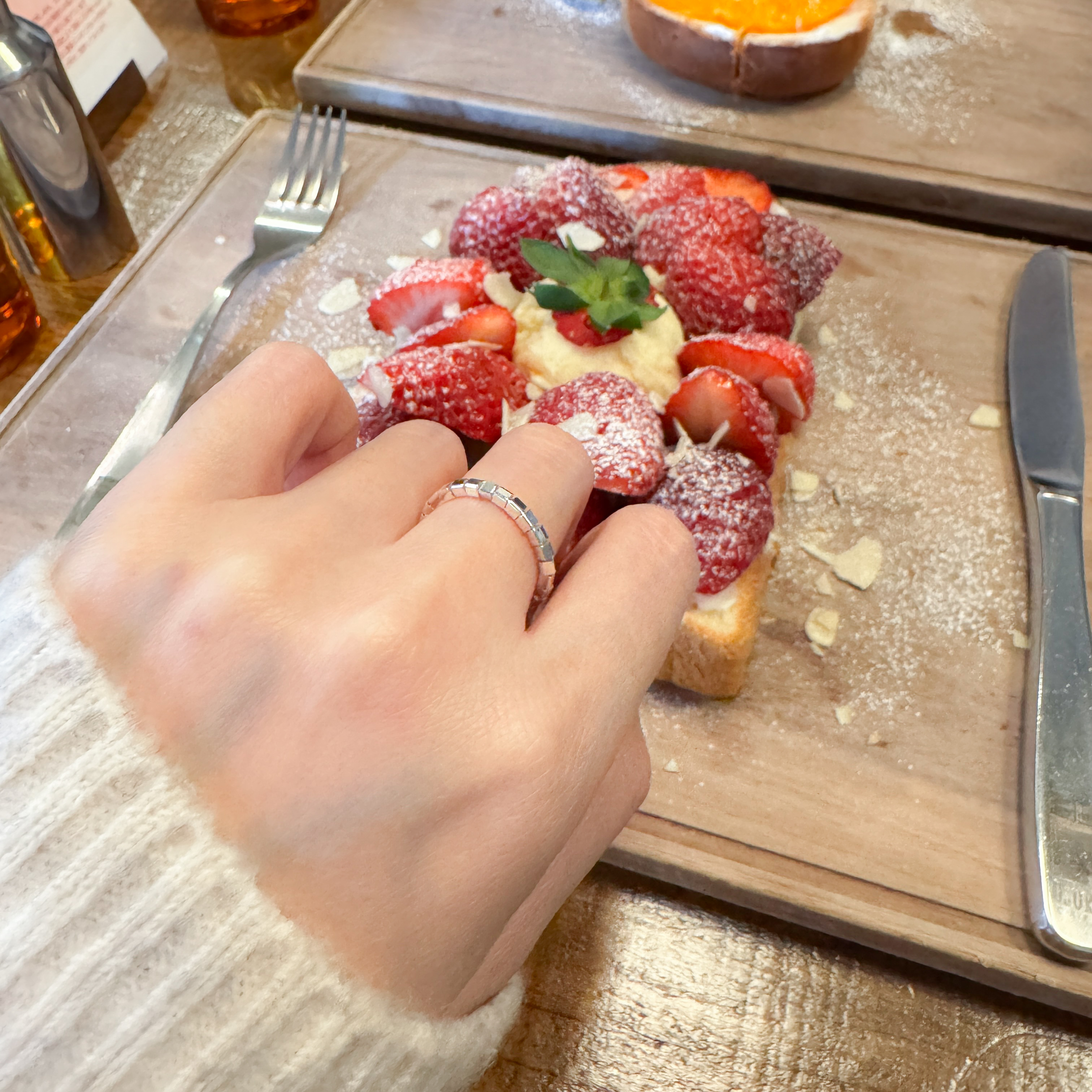 925純銀粒粒開口介指