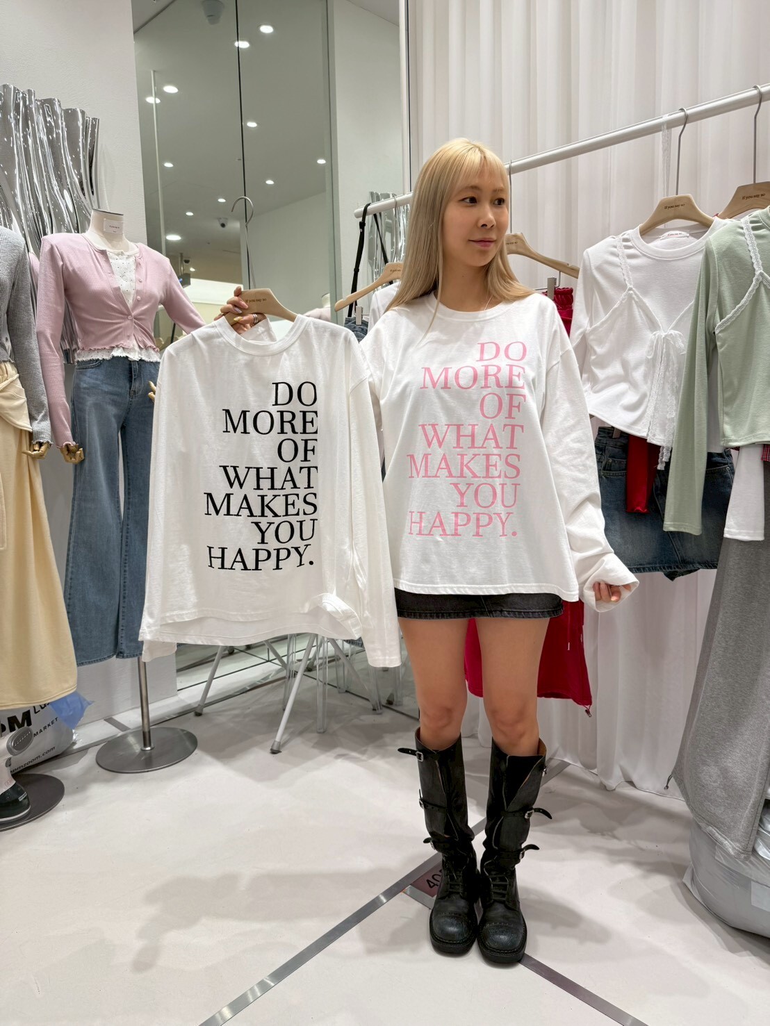 IS5525 字母慵懶上衣 *特價* (優惠碼同充值購物金不適用)