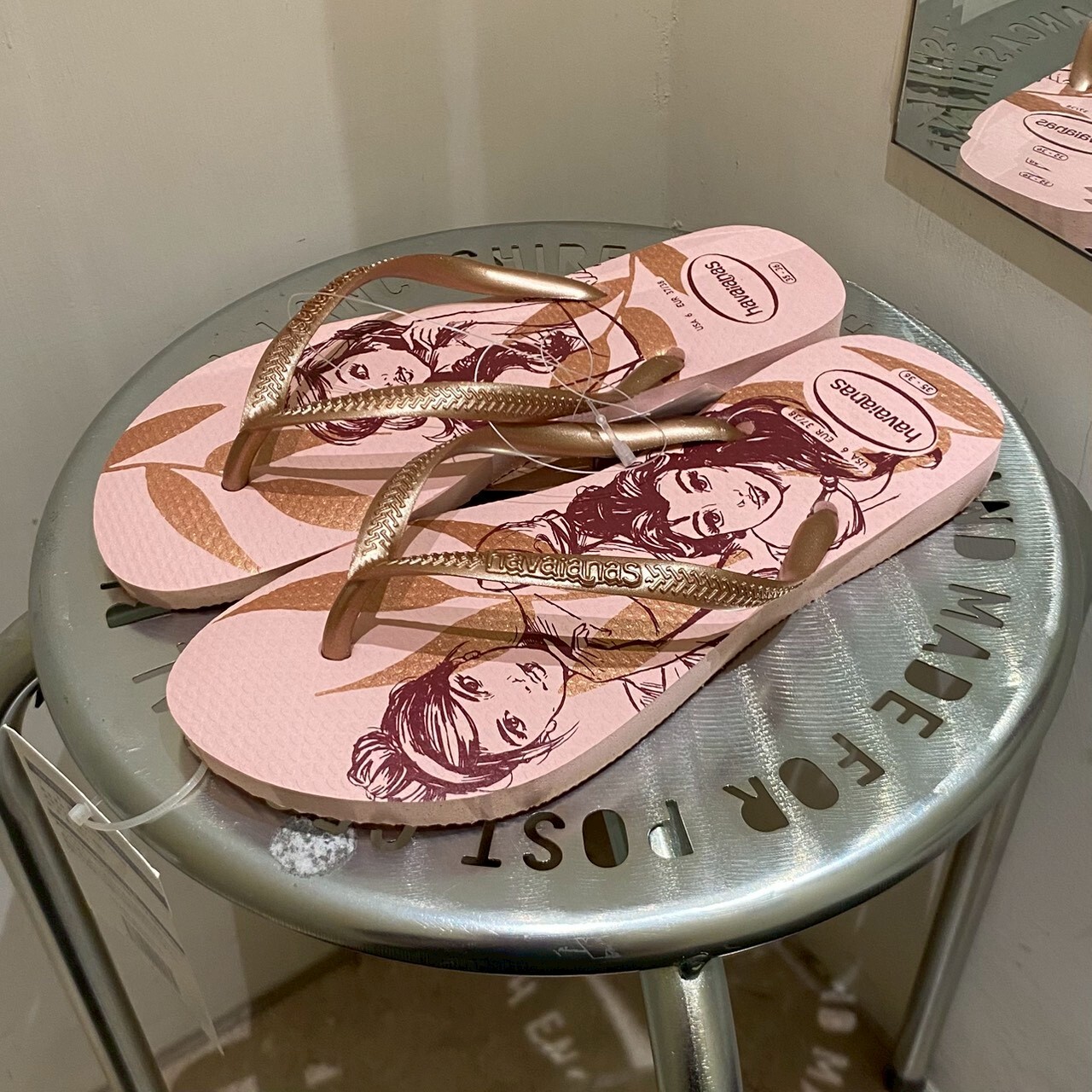 Havaianas 哈瓦仕 拖鞋 女鞋 迪士尼公主 粉 4141203-0076W