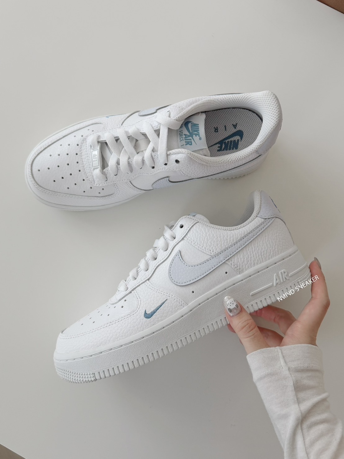 <全網最低!!!> NIKE AIR FORCE 1 AF1 寶寶藍 小藍勾