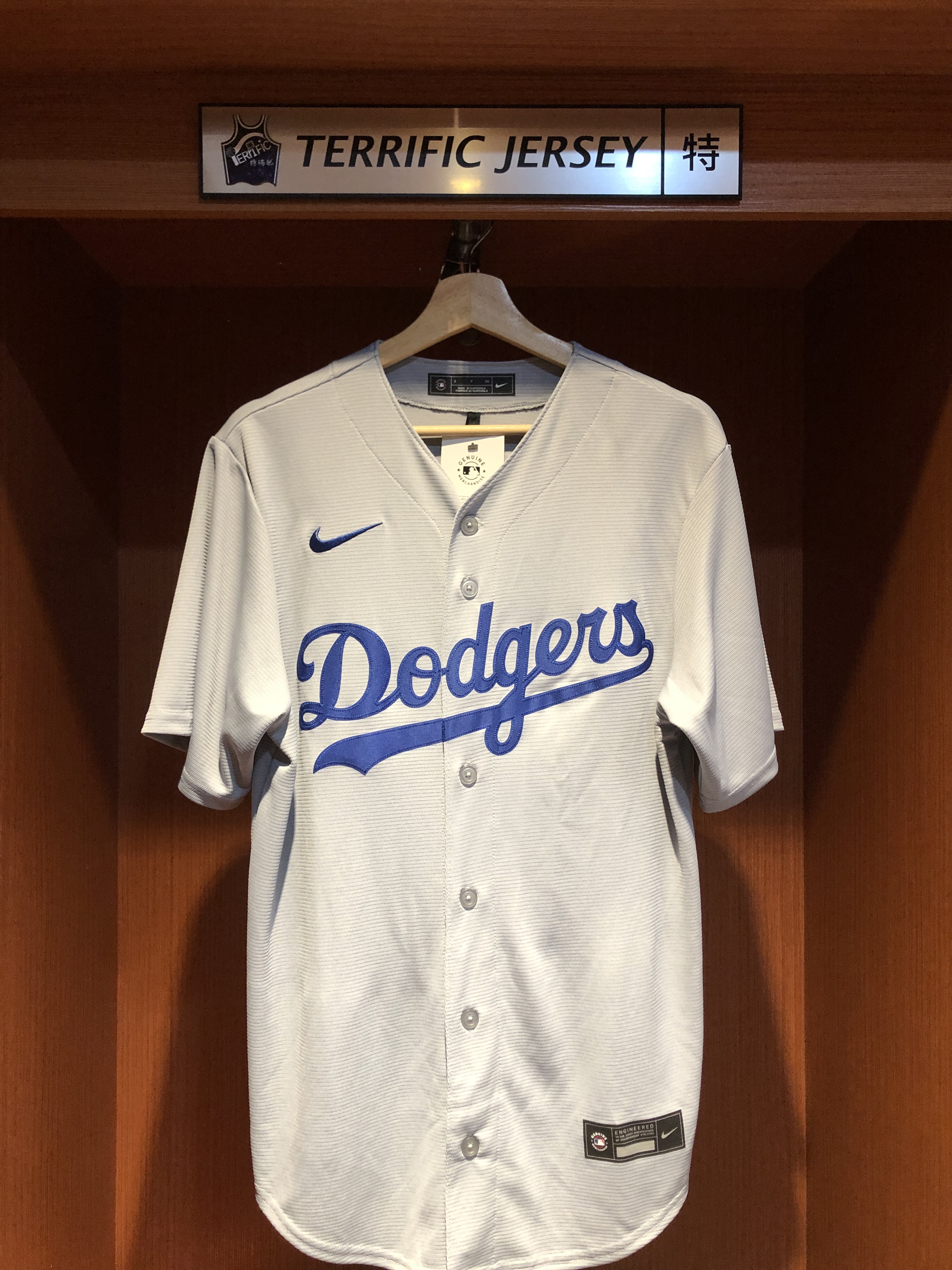 MLB球衣 Shohei Ohtani 洛杉磯道奇灰 大谷翔平 Nike Replica Player Name Jersey 球迷版 熱轉印 全新