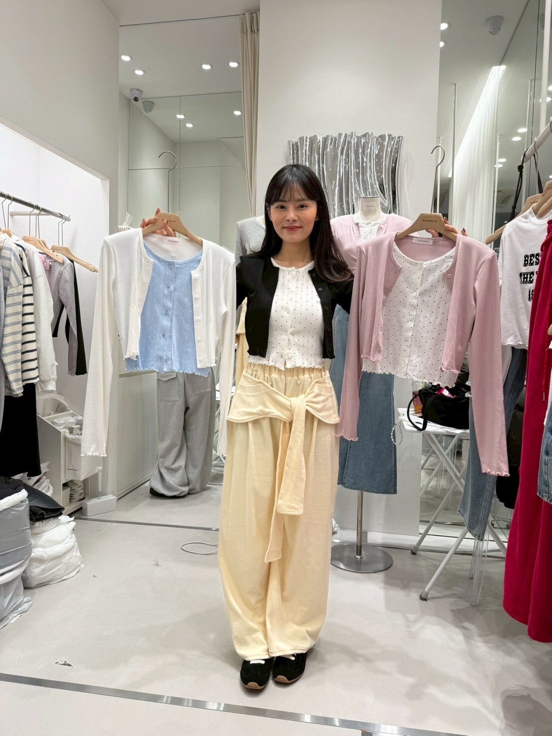 IS5515 假兩件拼接小外套 *特價* (優惠碼同充值購物金不適用)