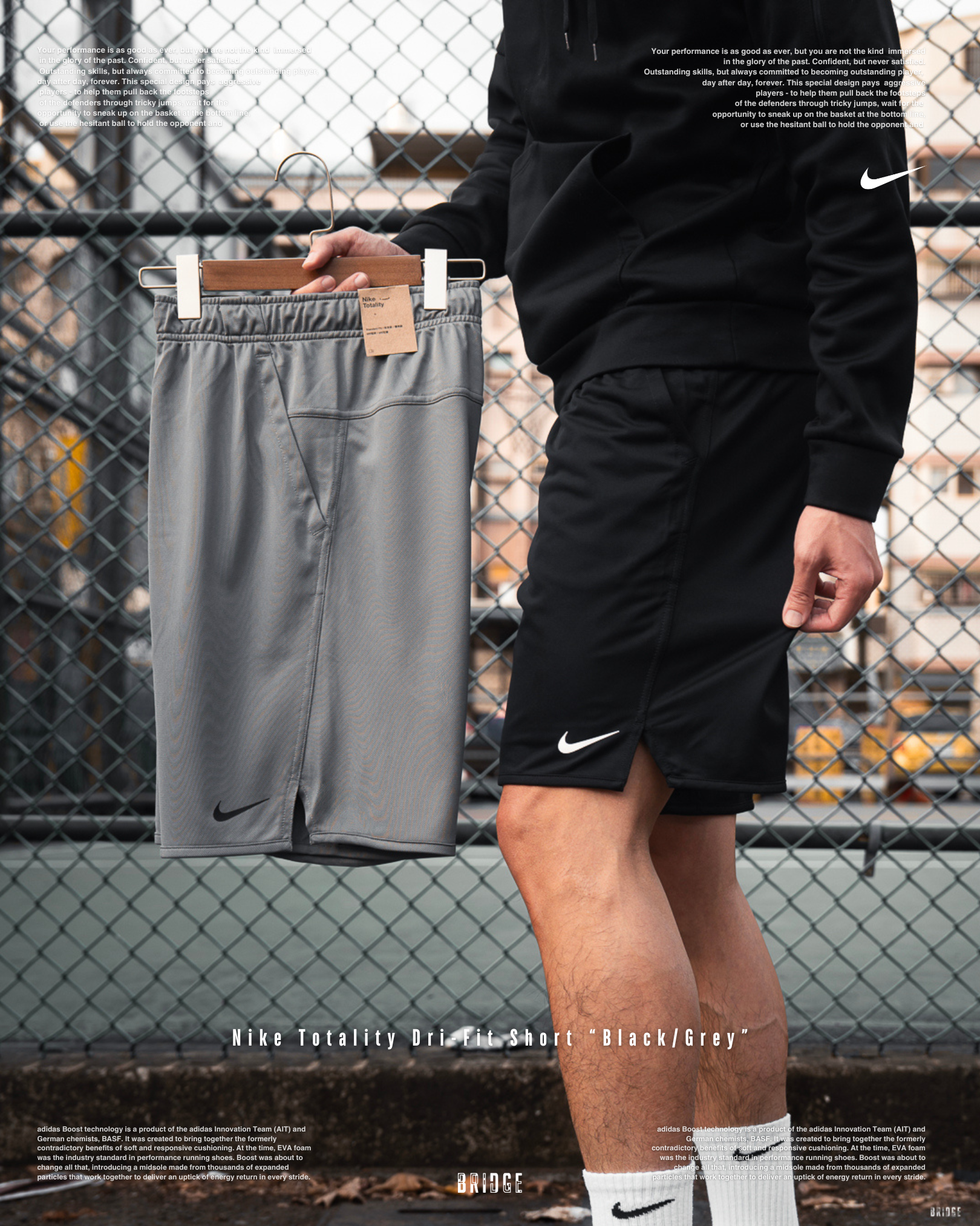 『夏天 就不是這個價了』Nike Totality Dri-Fit 短褲 Black／Grey