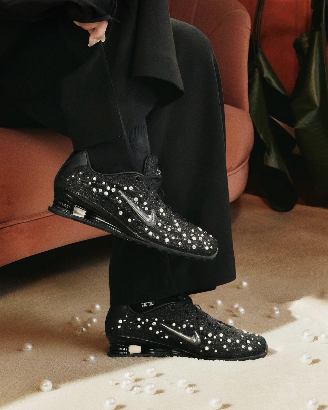 Nike Shox Z Pearl & Rhinestone “Year of the Horse”