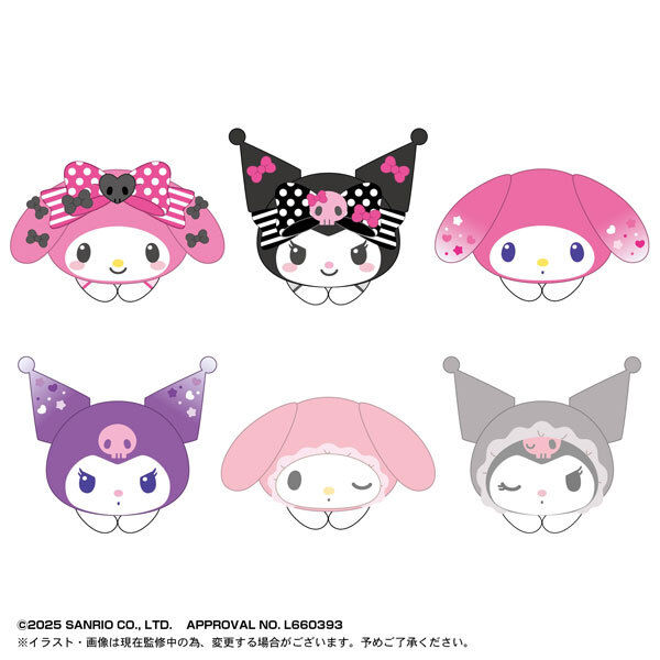 日本 Sanrio My Melody & Kuromi 夾夾公仔盲盒