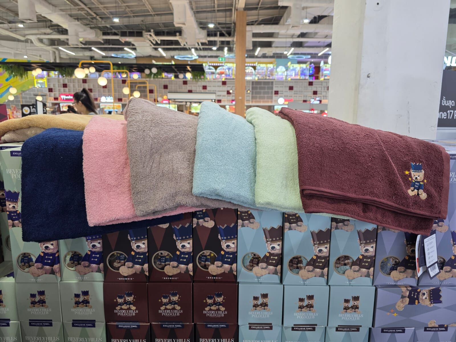 【直播】Beverly Hills Polo LX020323 熊仔糖果色毛巾