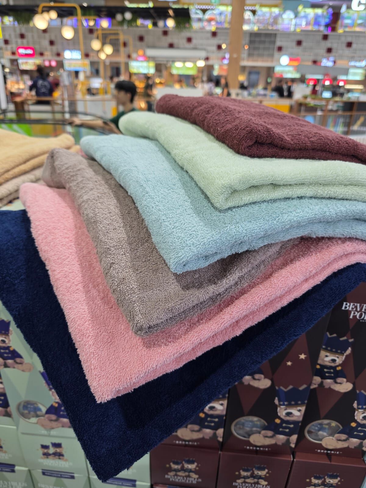 【直播】Beverly Hills Polo LX020323 熊仔糖果色毛巾