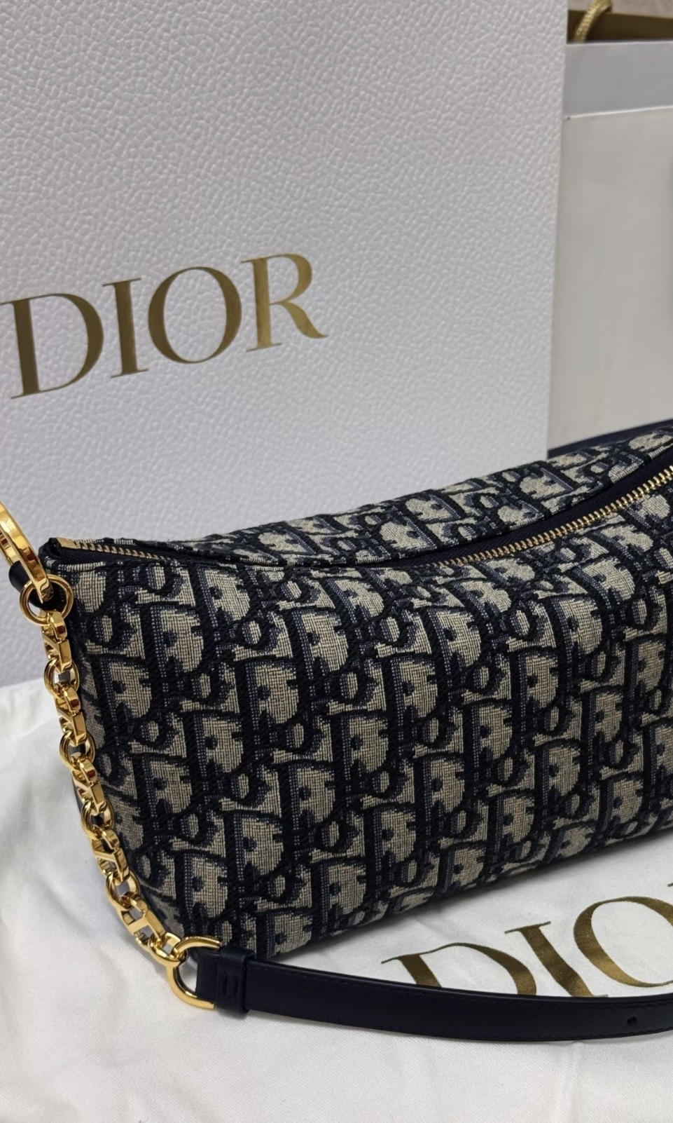 Dior Diorstar 半月形手袋連鏈帶