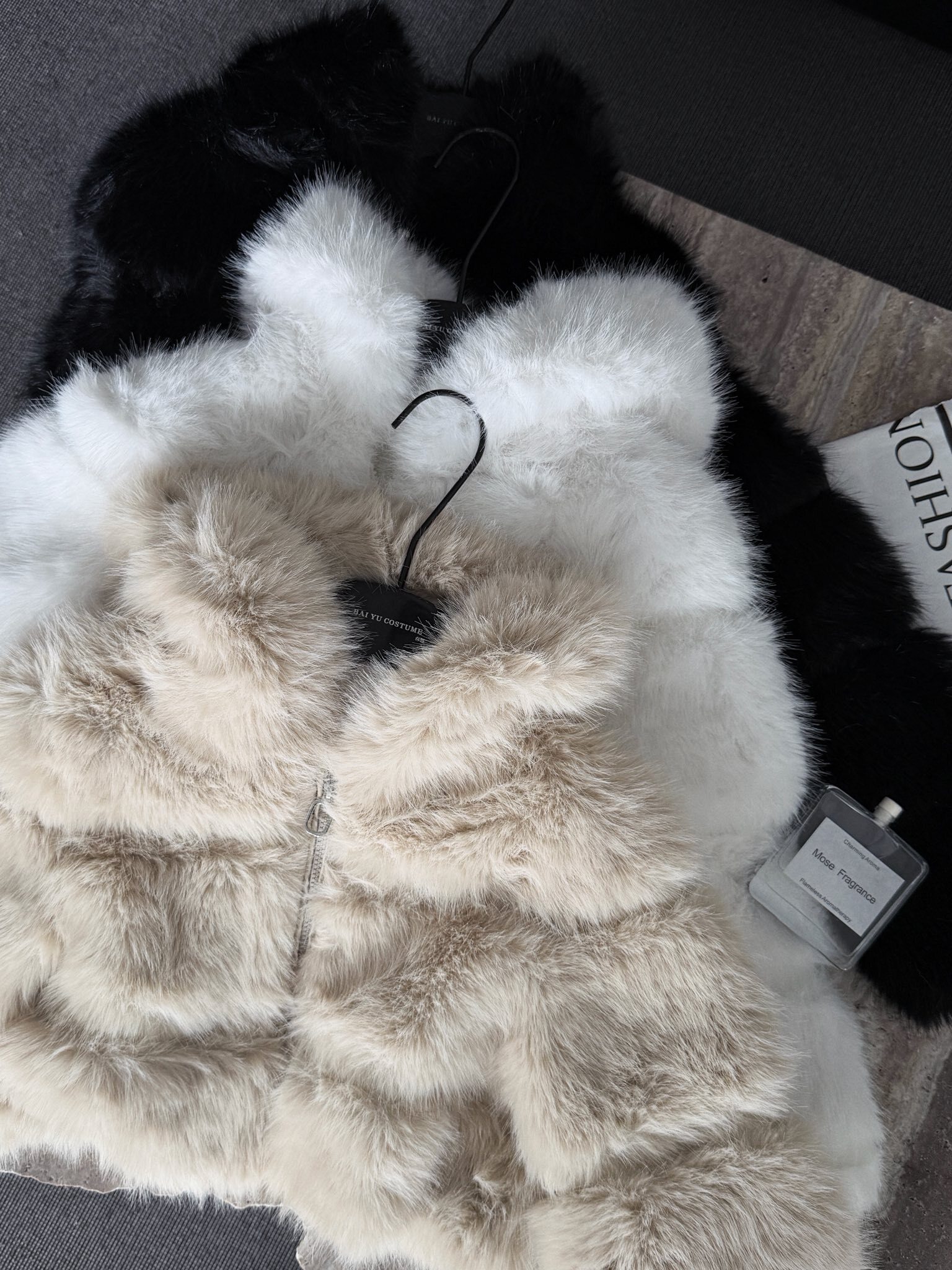 蓬鬆氣圍感毛毛短款帶帽外套🧧