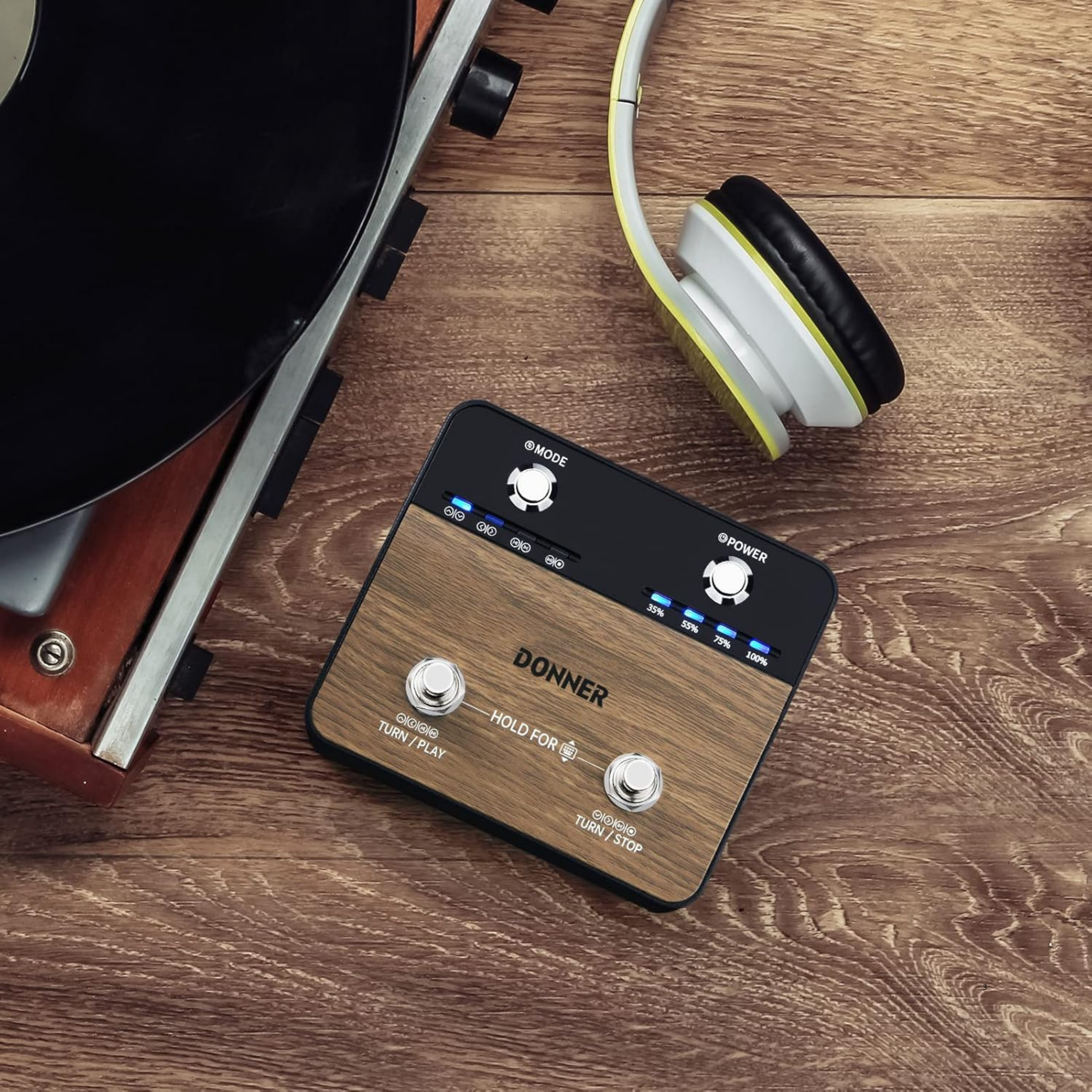 Donner Donner DBM-20 無線翻譜踏板控制器 適用於平板電腦 手機 可充電 第 4 張圖片｜三峽配件 / 週邊