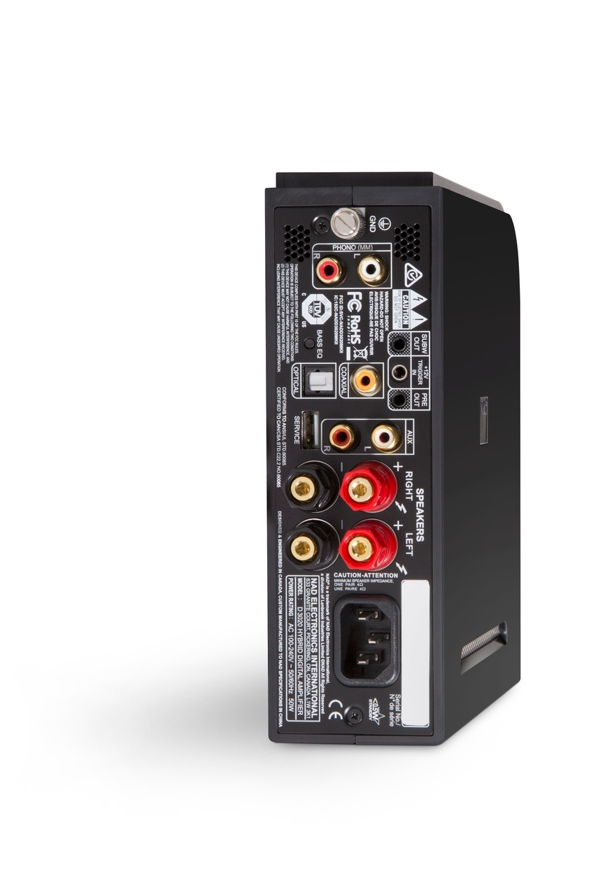 NAD D3020 V2 背板 HDMI ARC 與端子