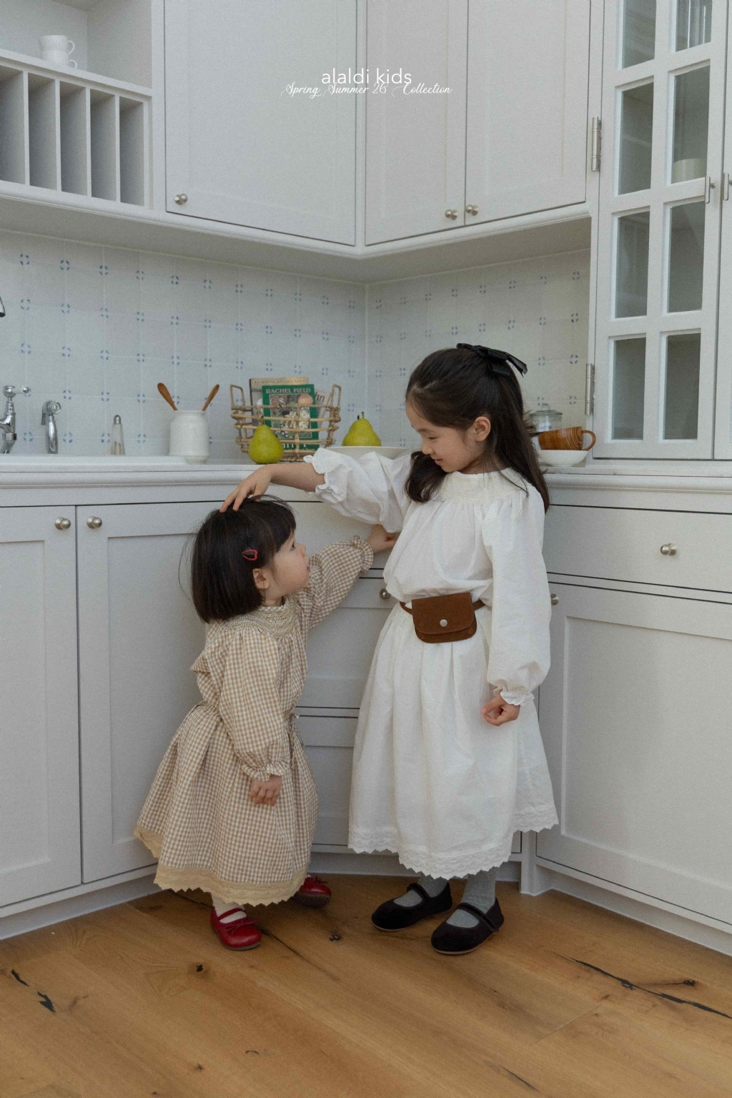 正韓春Aladin 兩色奶油可麗餅裙