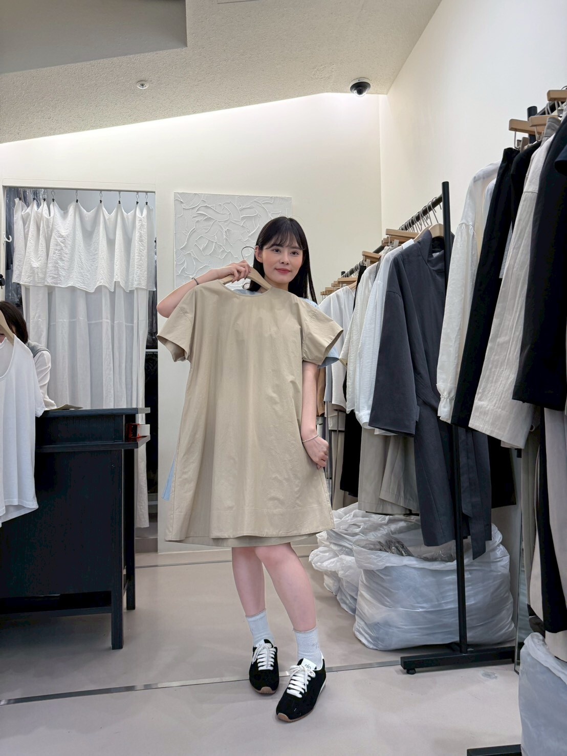 KN5525 短袖娃娃連身裙 *特價* (優惠碼同充值購物金不適用)