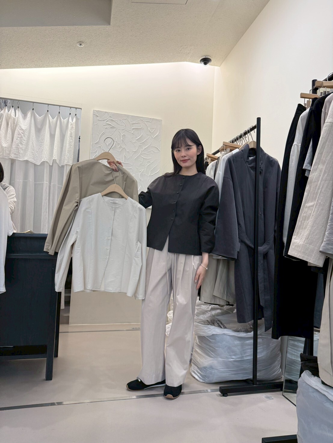 KN5518 紋路收腰外套 *特價* (優惠碼同充值購物金不適用)