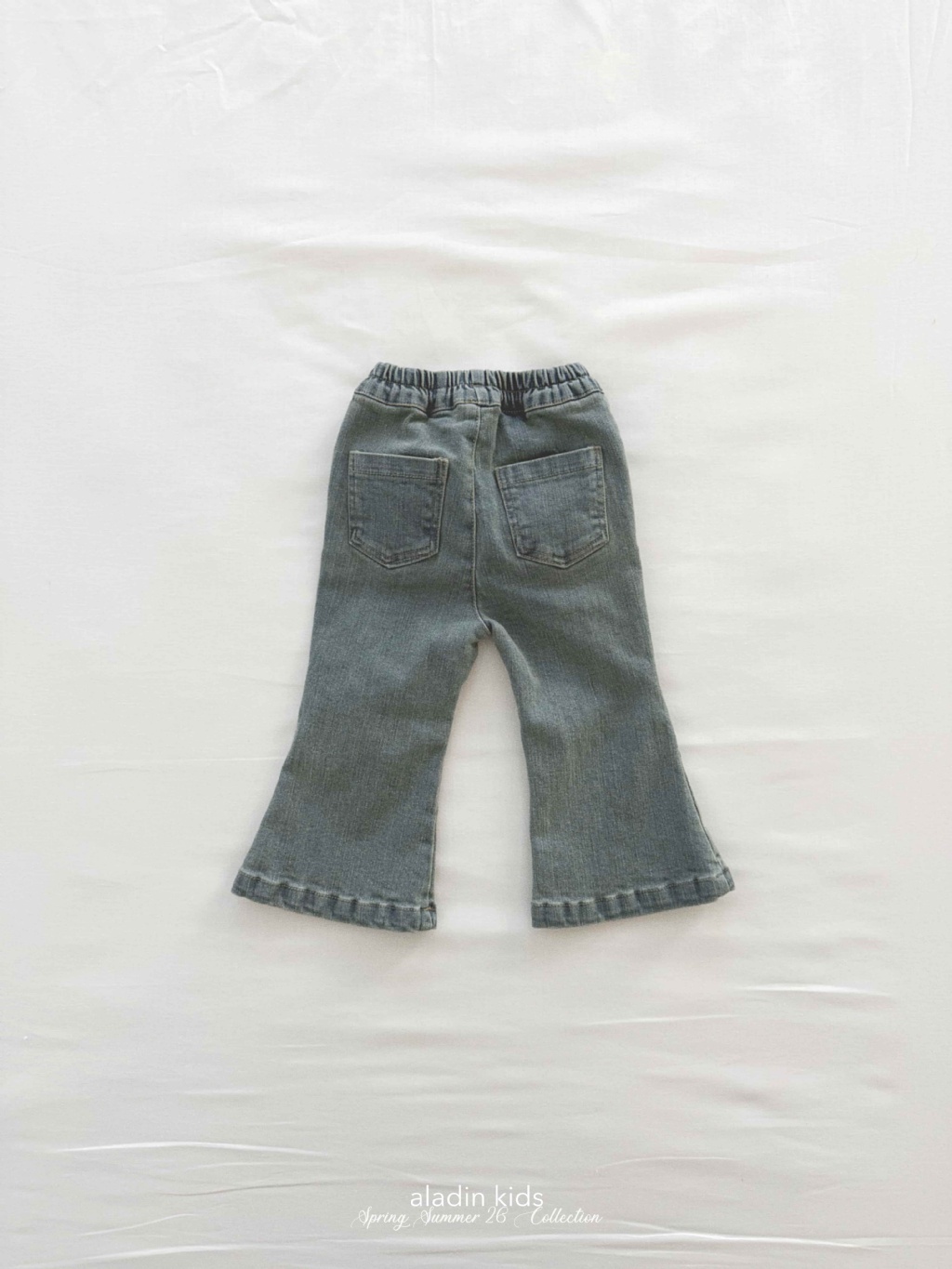 正韓春Aladin 經典牛仔喇叭褲