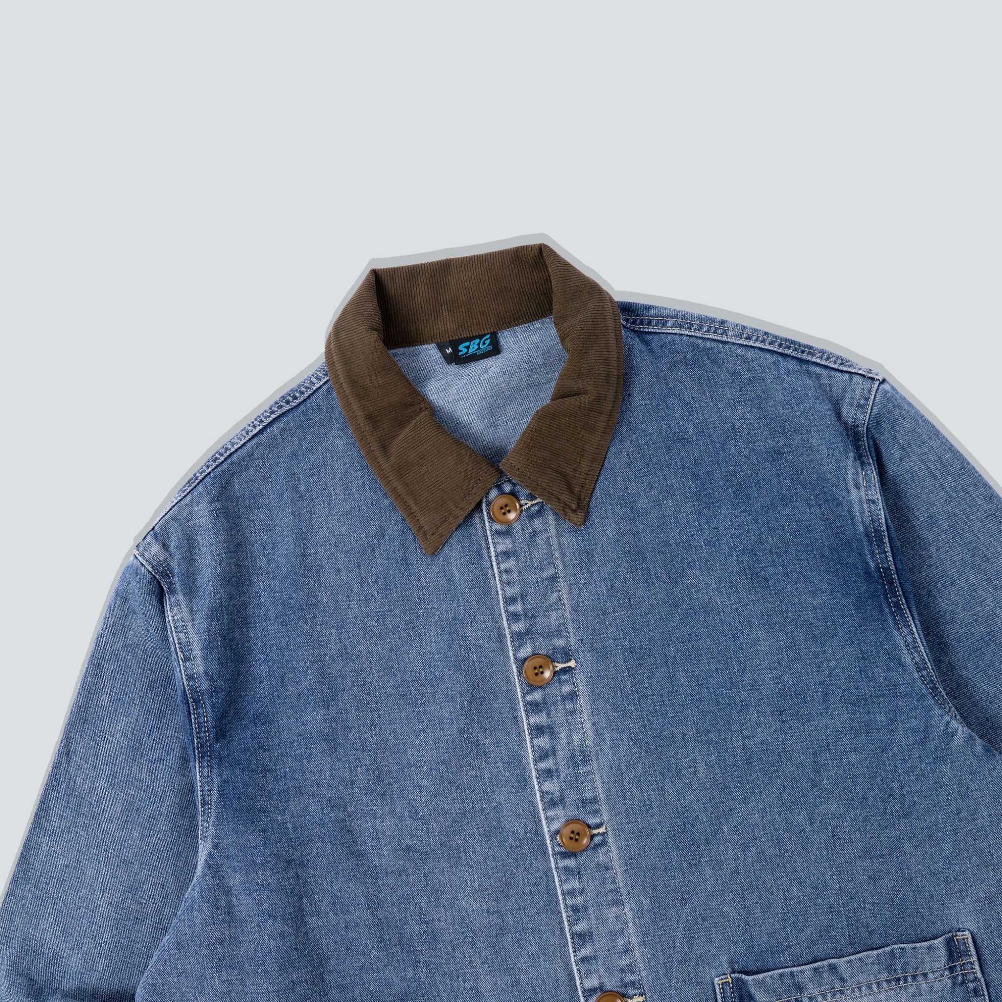SBG 燈芯絨口袋牛仔外套 SB811