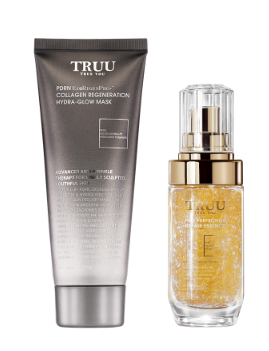 UU021 TRUU PDRN外泌體膠原再生水光面膜+黃金胜肽賦活精華45ML