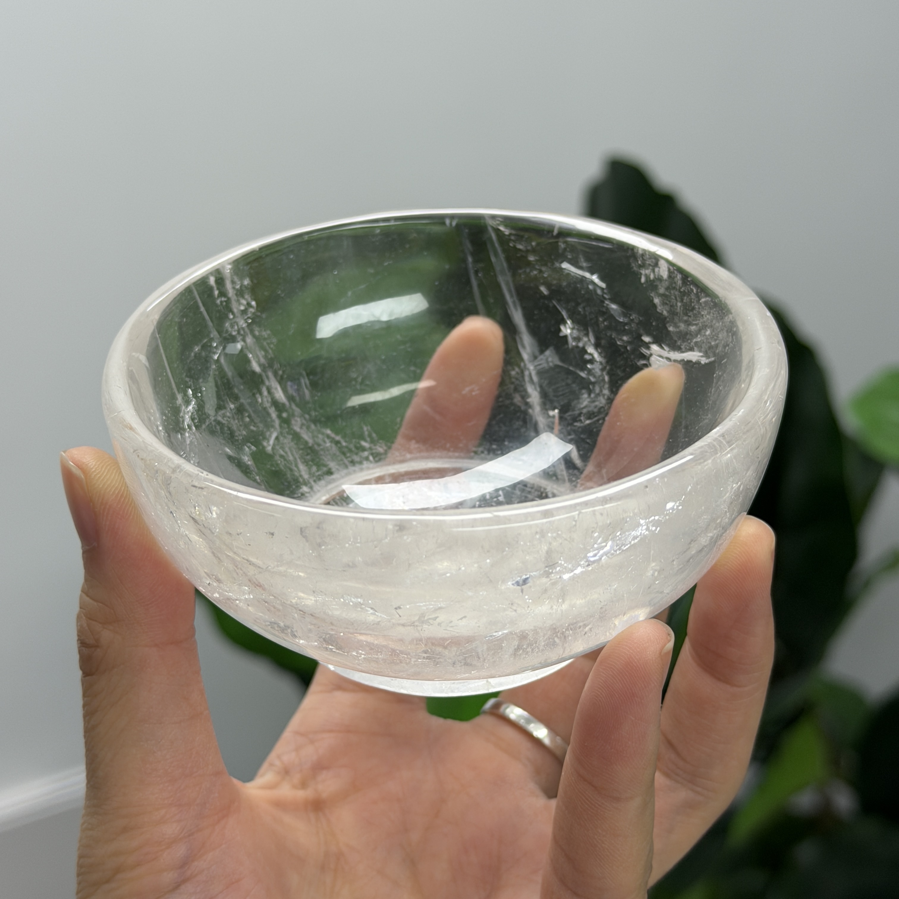 高品質白水晶碗  WD2212