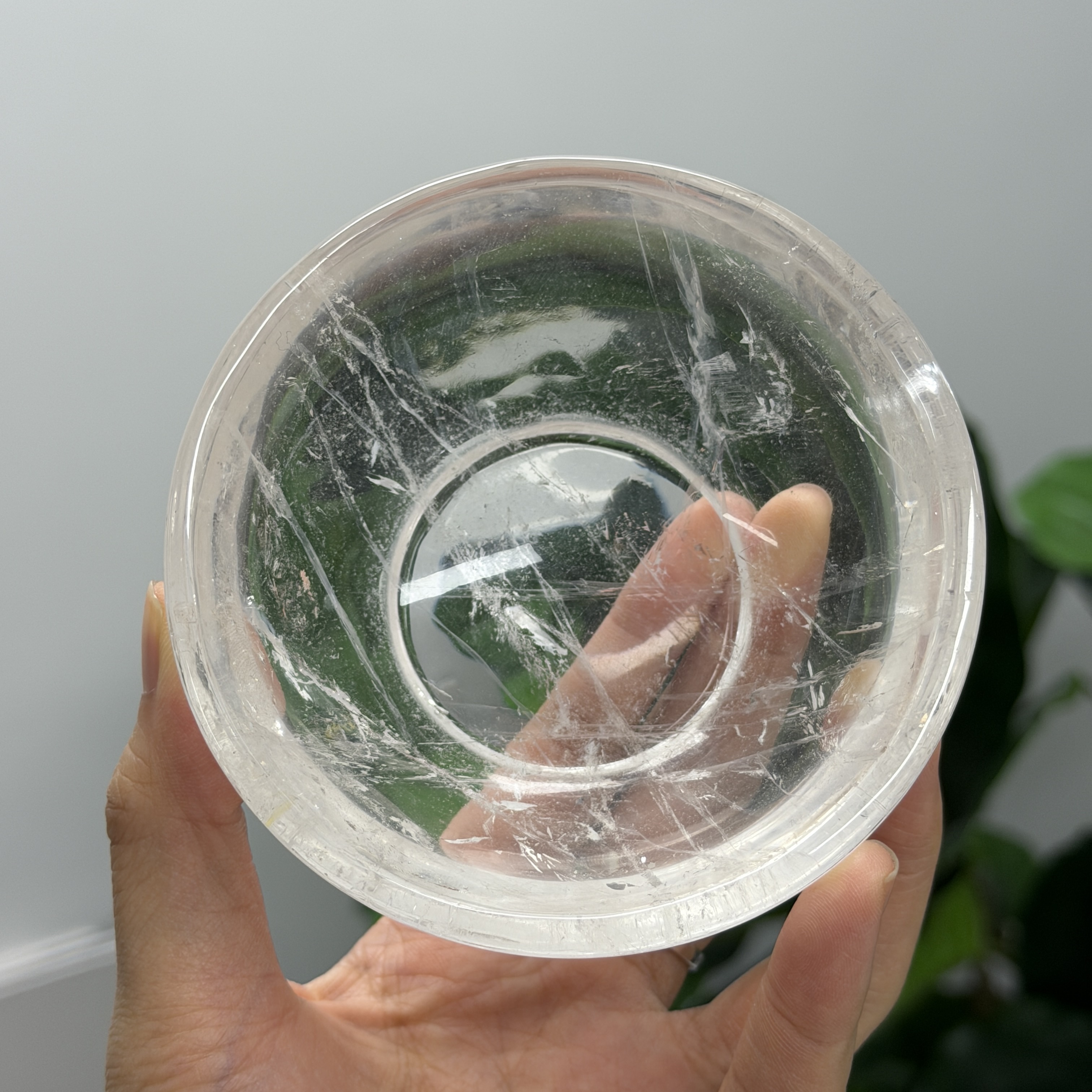 高品質白水晶碗  WD2212