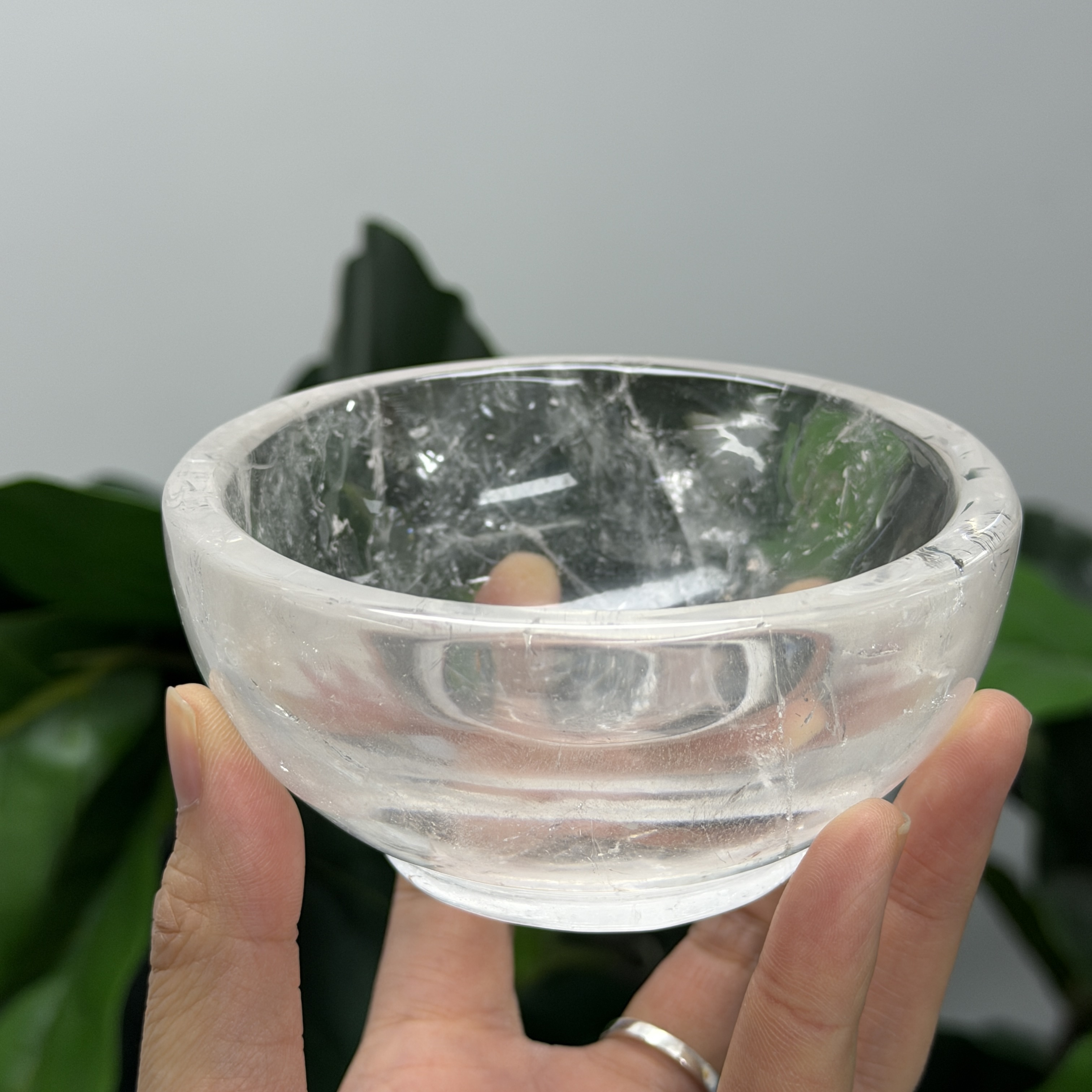 高品質白水晶碗  WD2214