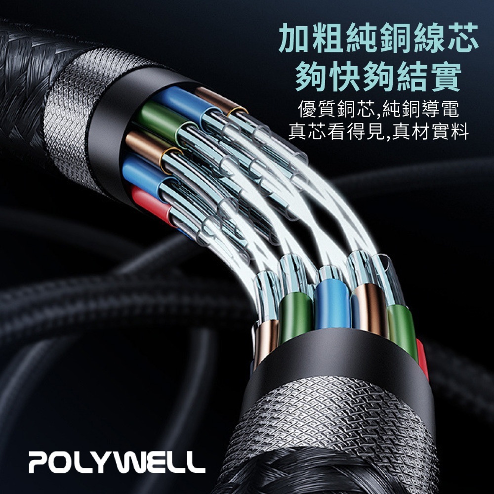 POLYWELL寶利威爾 極短PD快充線【DZ0241】