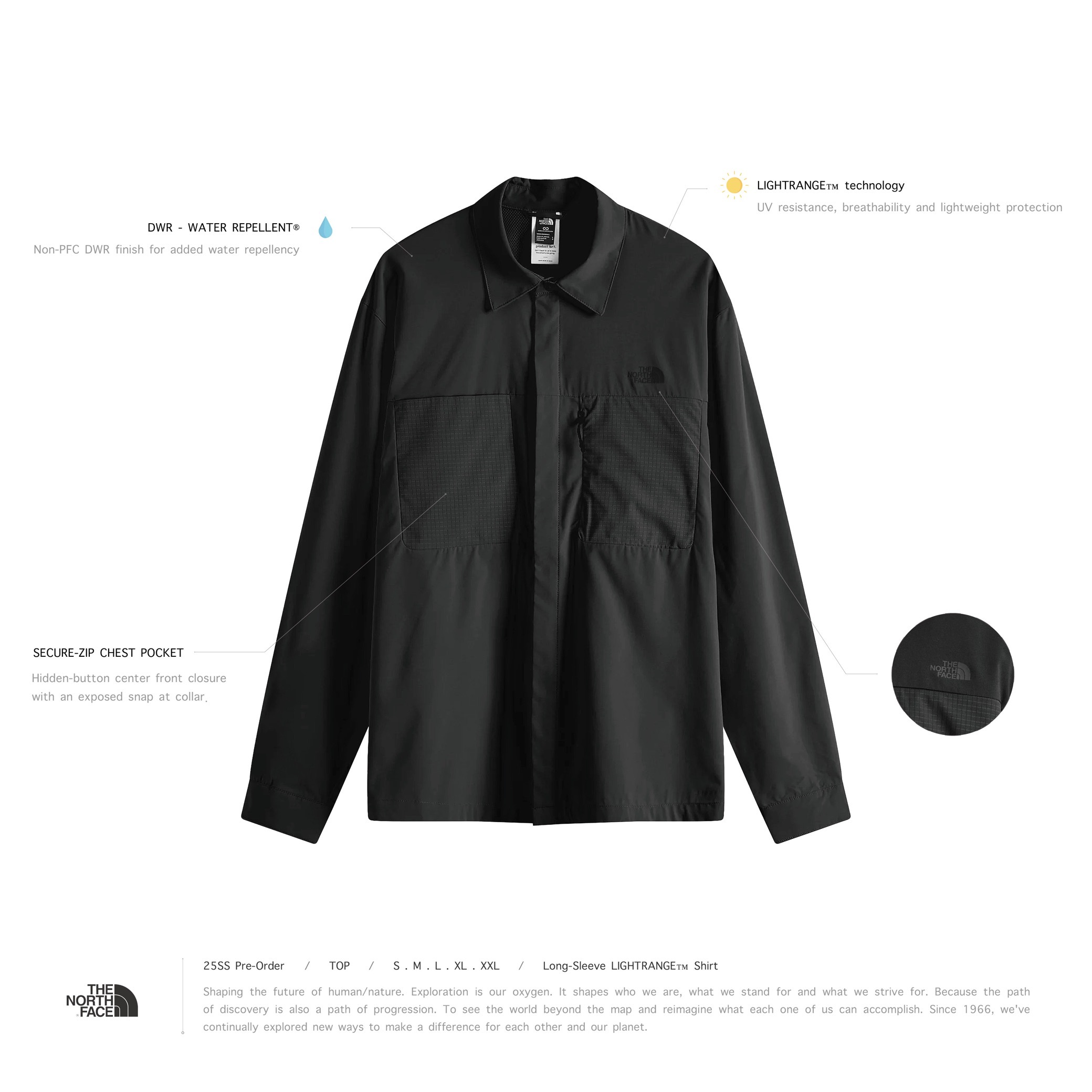 THE NORTH FACE - Long-Sleeve LIGHTRANGE™ Shirt