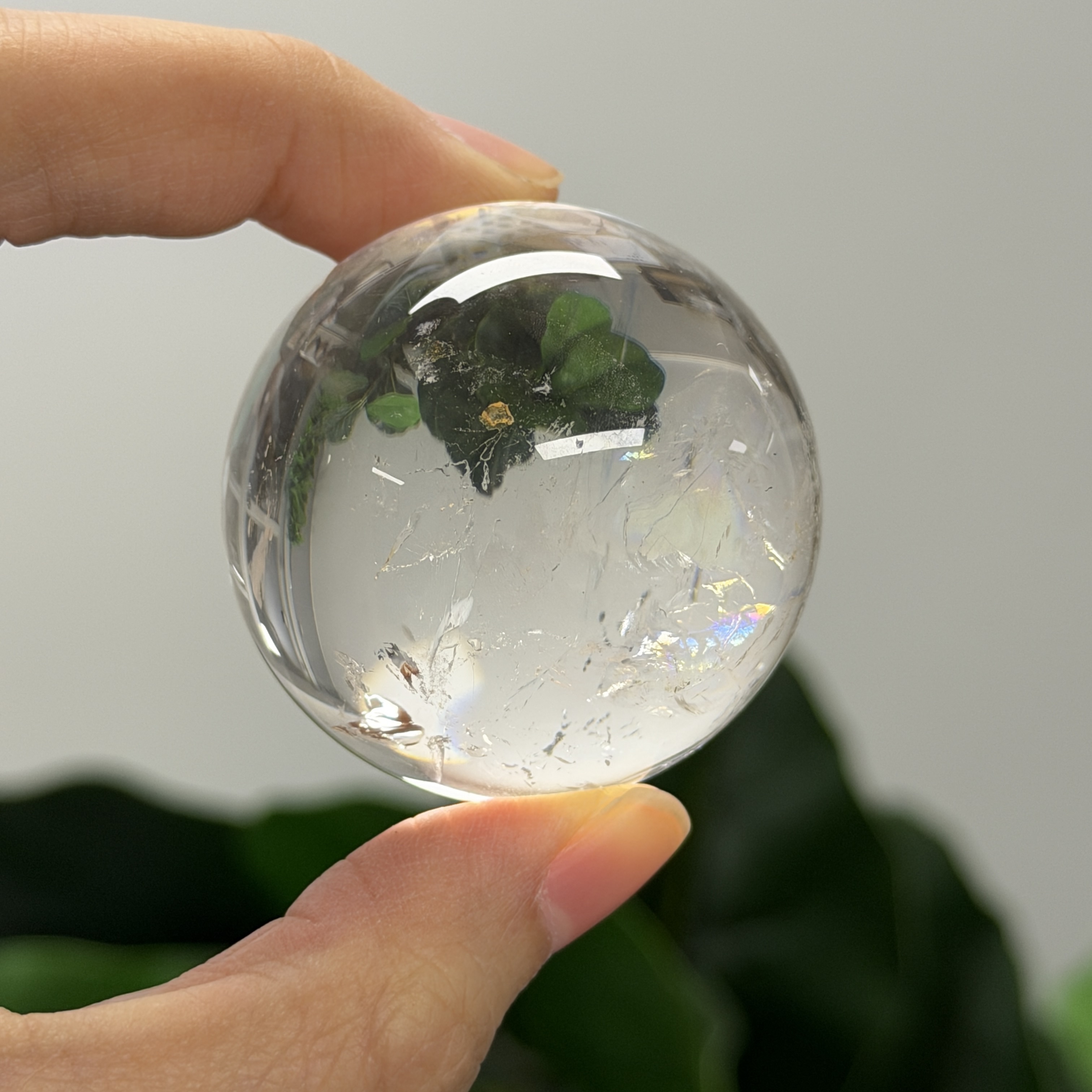 白水晶球 4.4cm WD2215