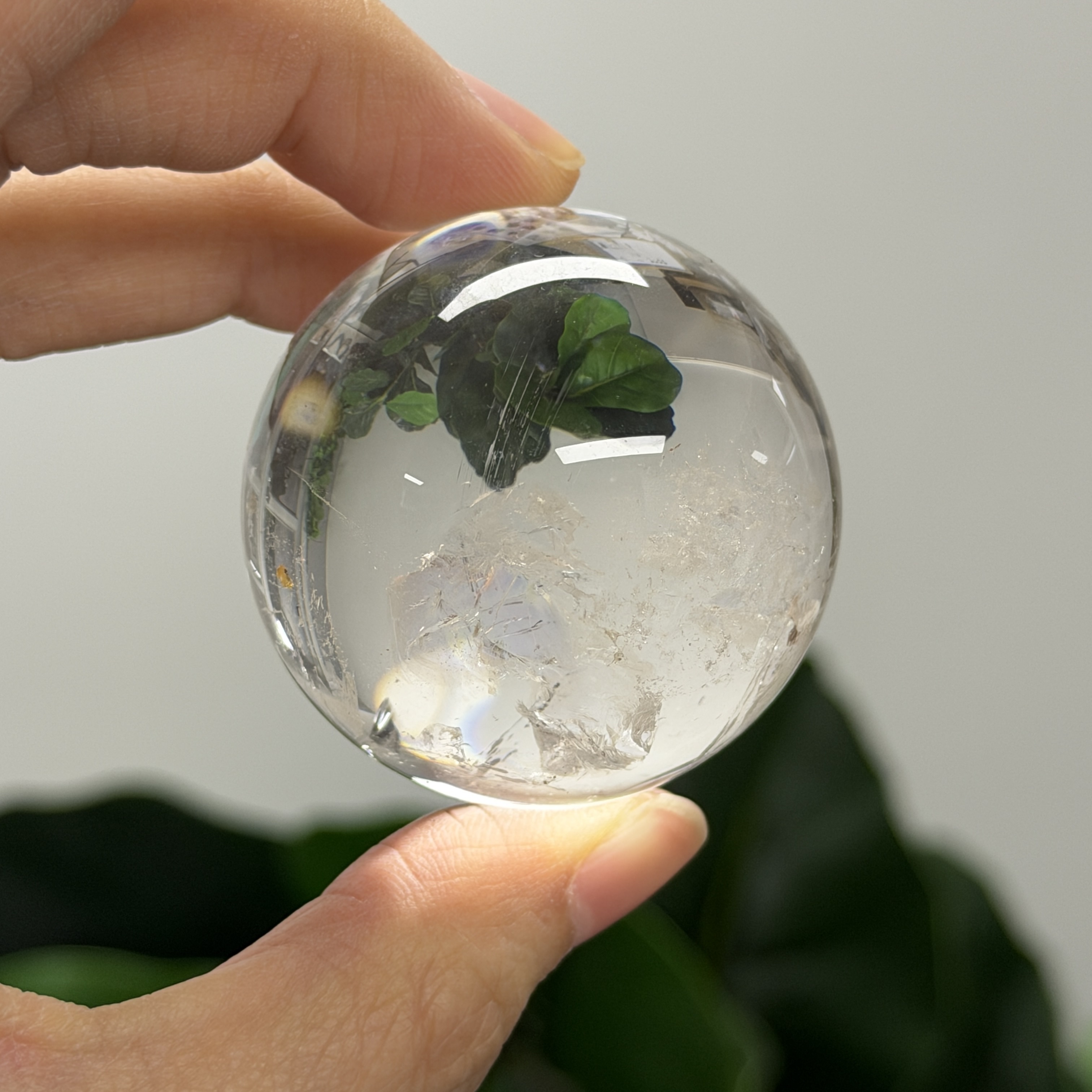 白水晶球 4.4cm WD2215