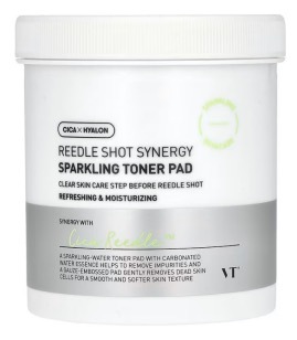 PP2026-E109-VT Cosmetics, Reedle Shot Synergy，蘇打水爽膚水棉片，80 片 （EXP:2027.11）（清倉貨品不退不換以不影響實際使用為準，現貨可新蒲崗倉庫即取）