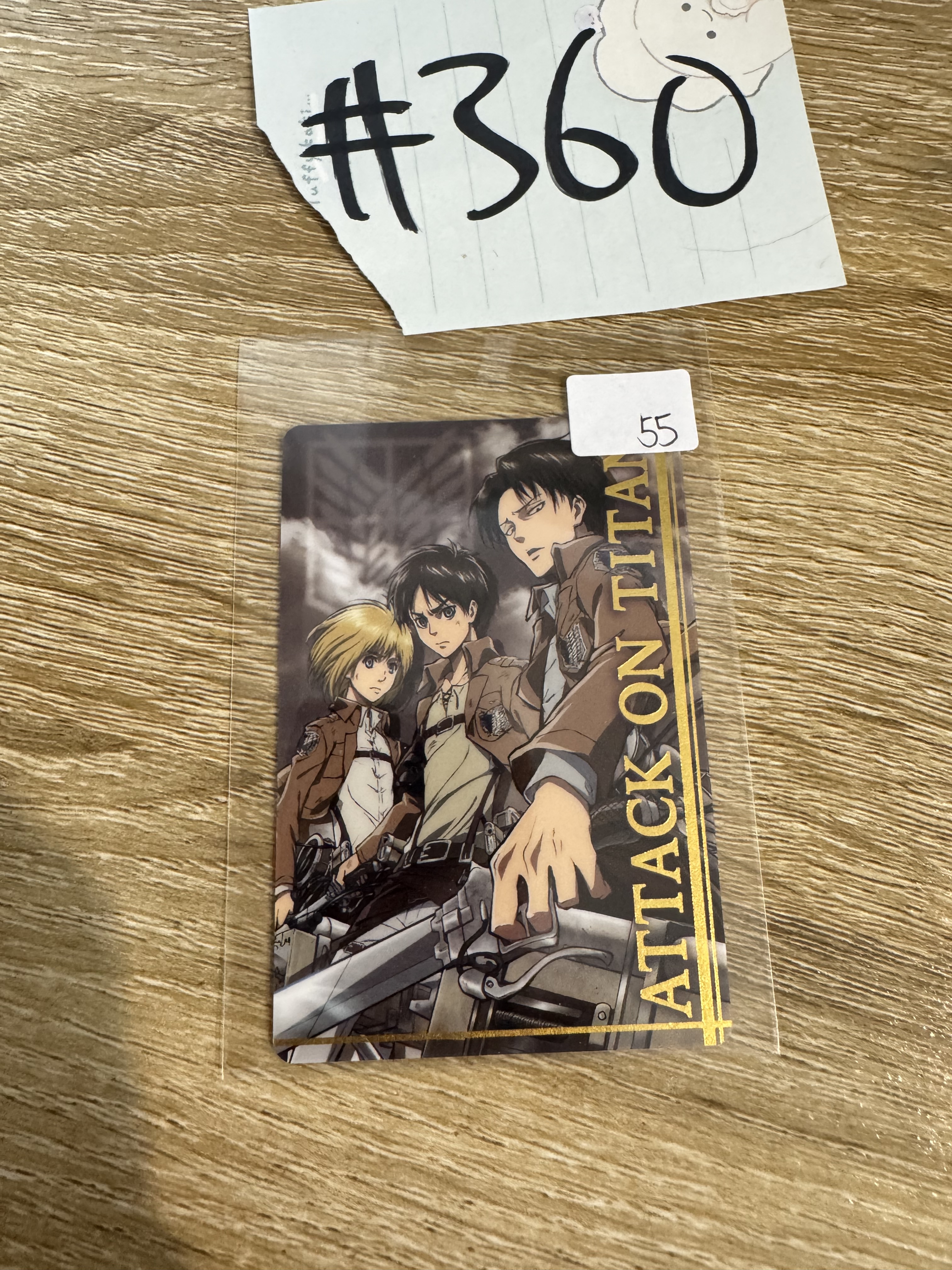 進擊的巨人 3人 小卡#360