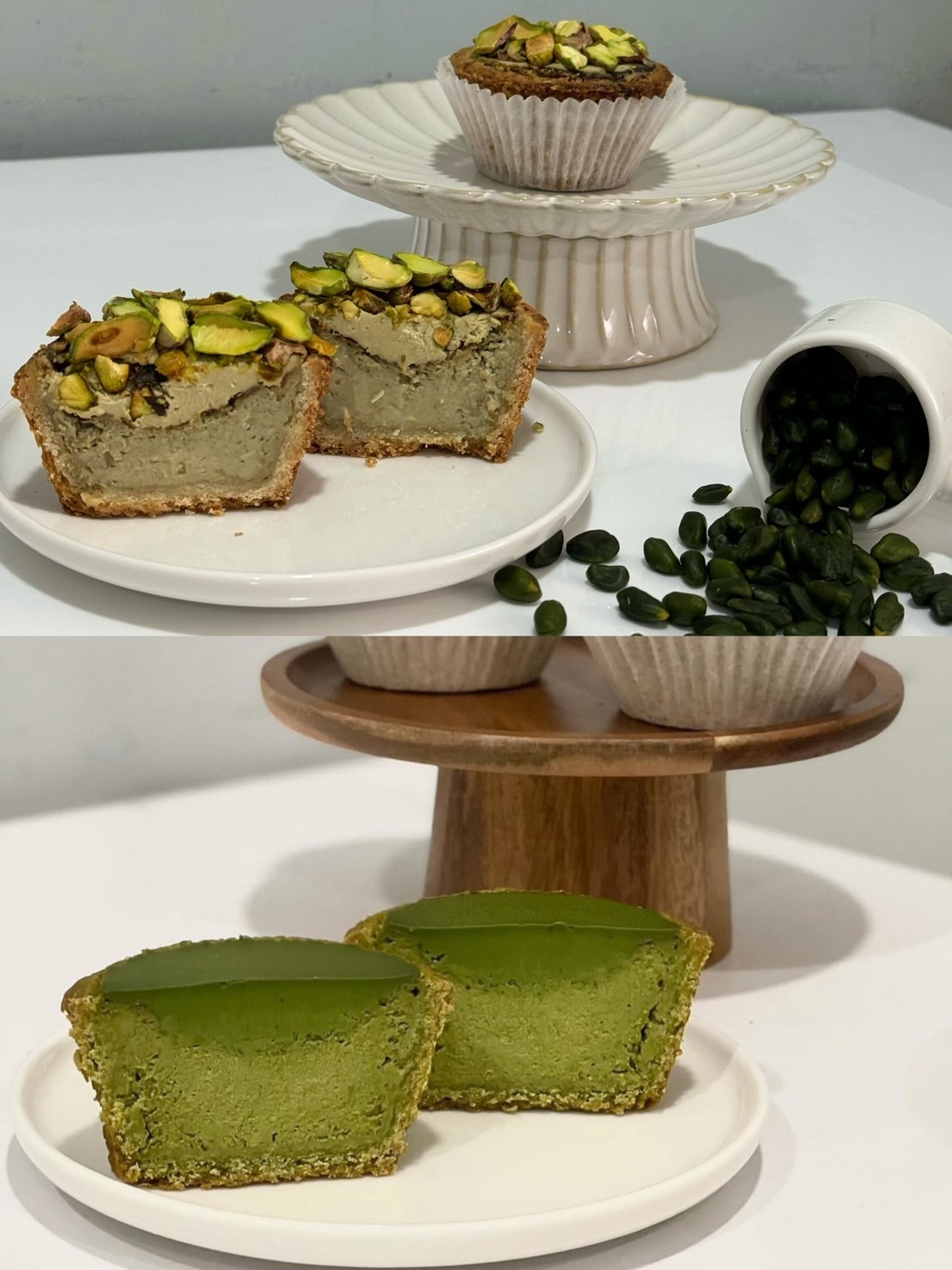 年後宅配 濃抹茶*2開心果乳酪*2