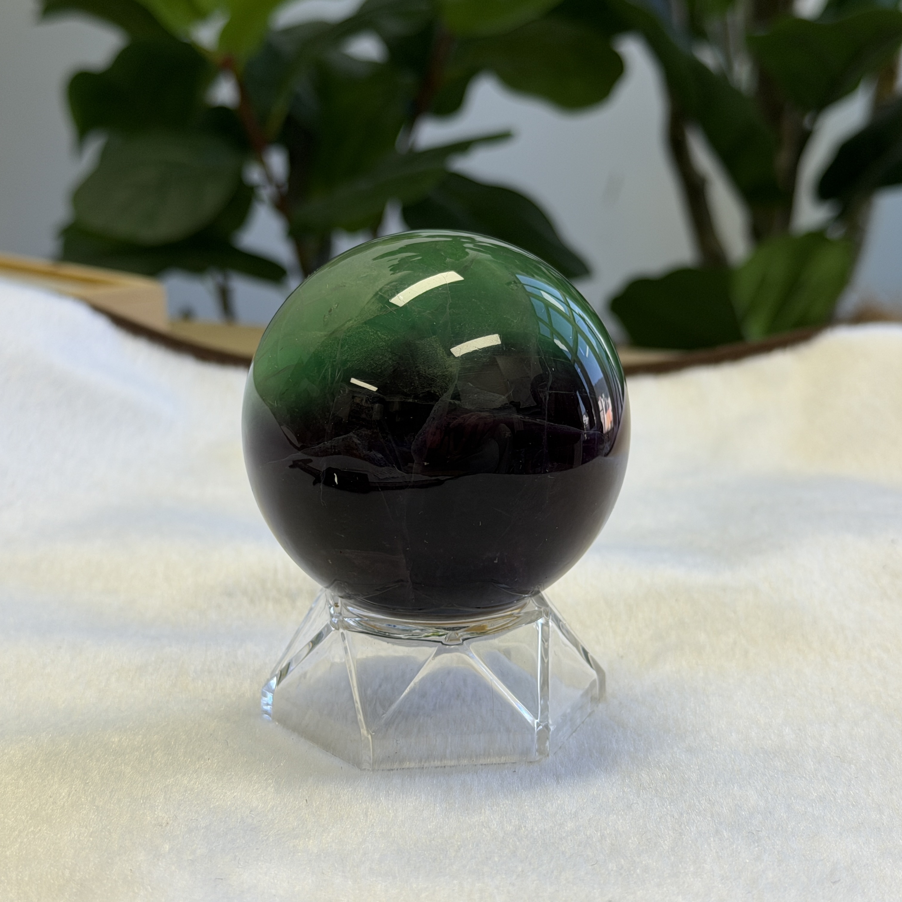 紫綠螢石球 6.4cm FF1308