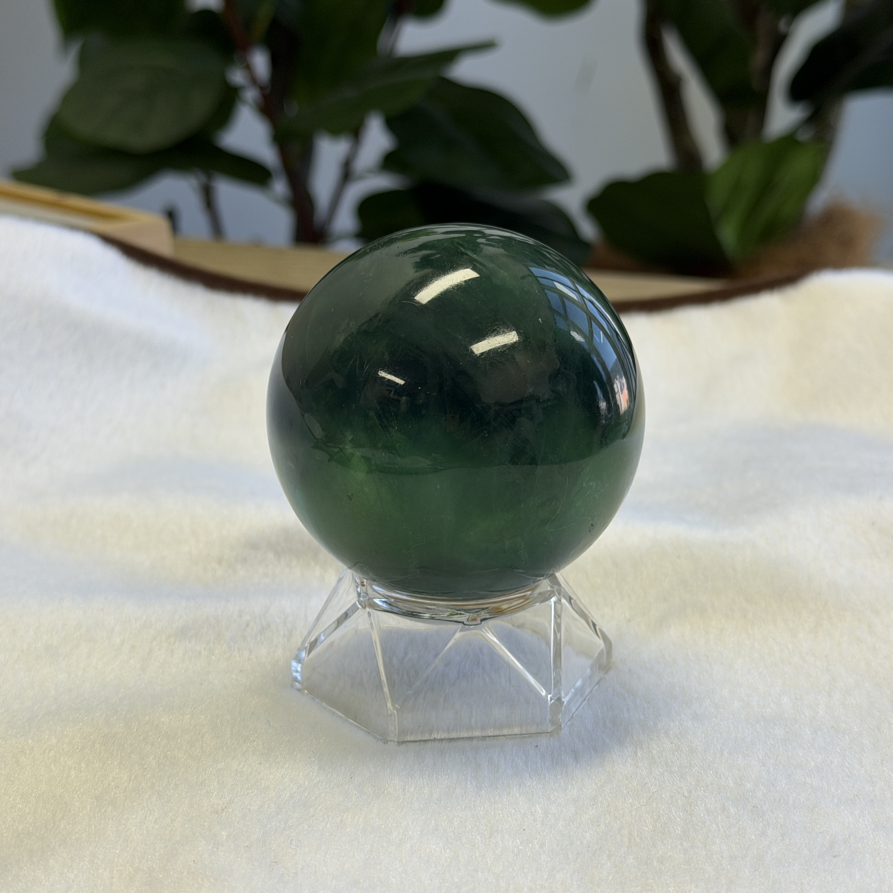 綠螢石球 6.6cm FF1307