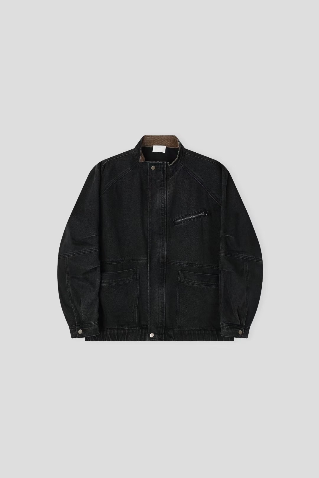 K2立領解構丹寧夾克