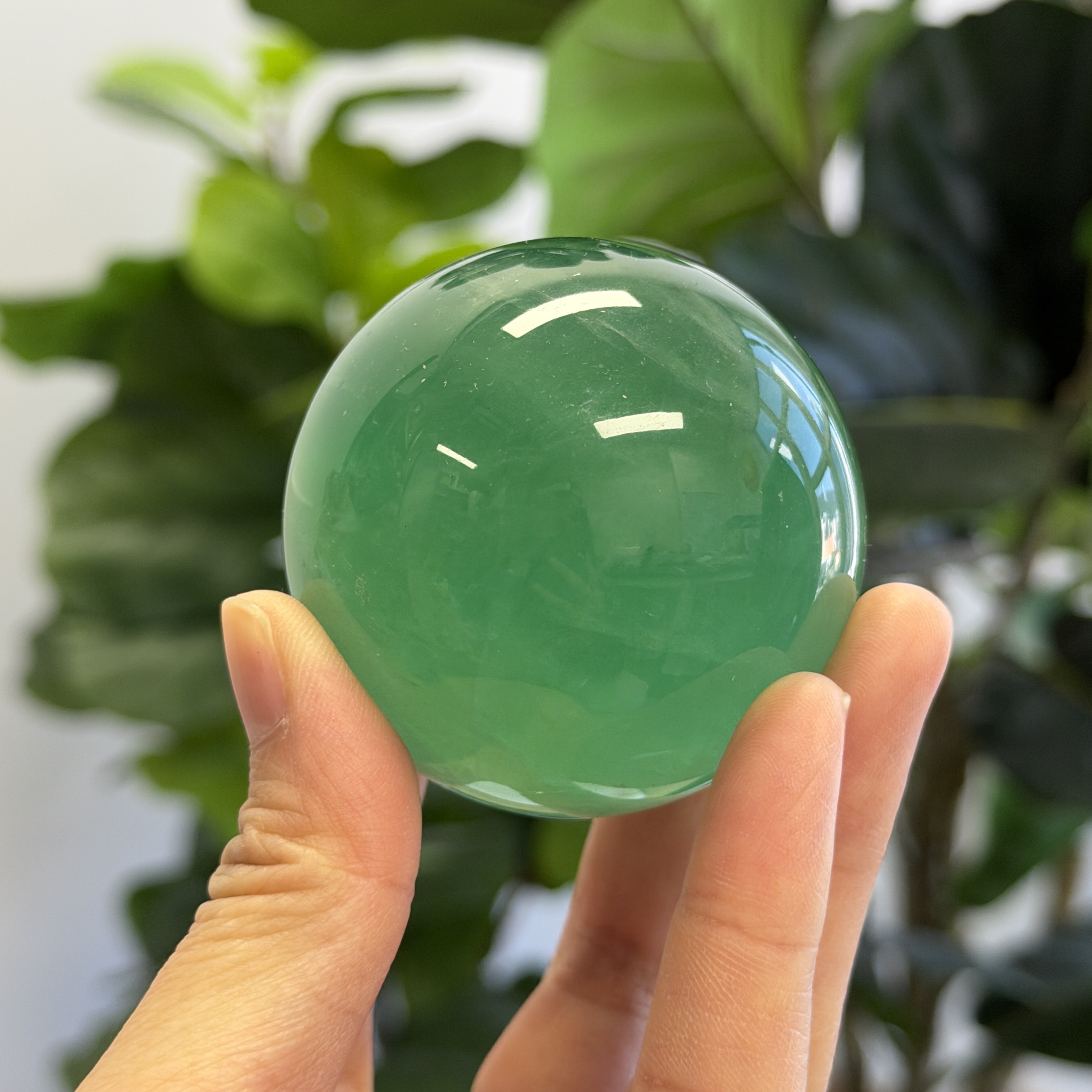 綠螢石球 5.7cm FF1305