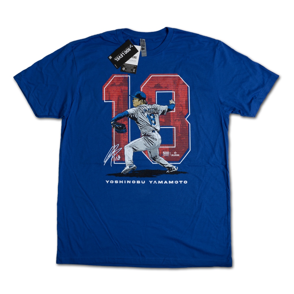 500 Level 洛杉磯道奇隊 山本由伸 姓氏&號碼 T-Shirt