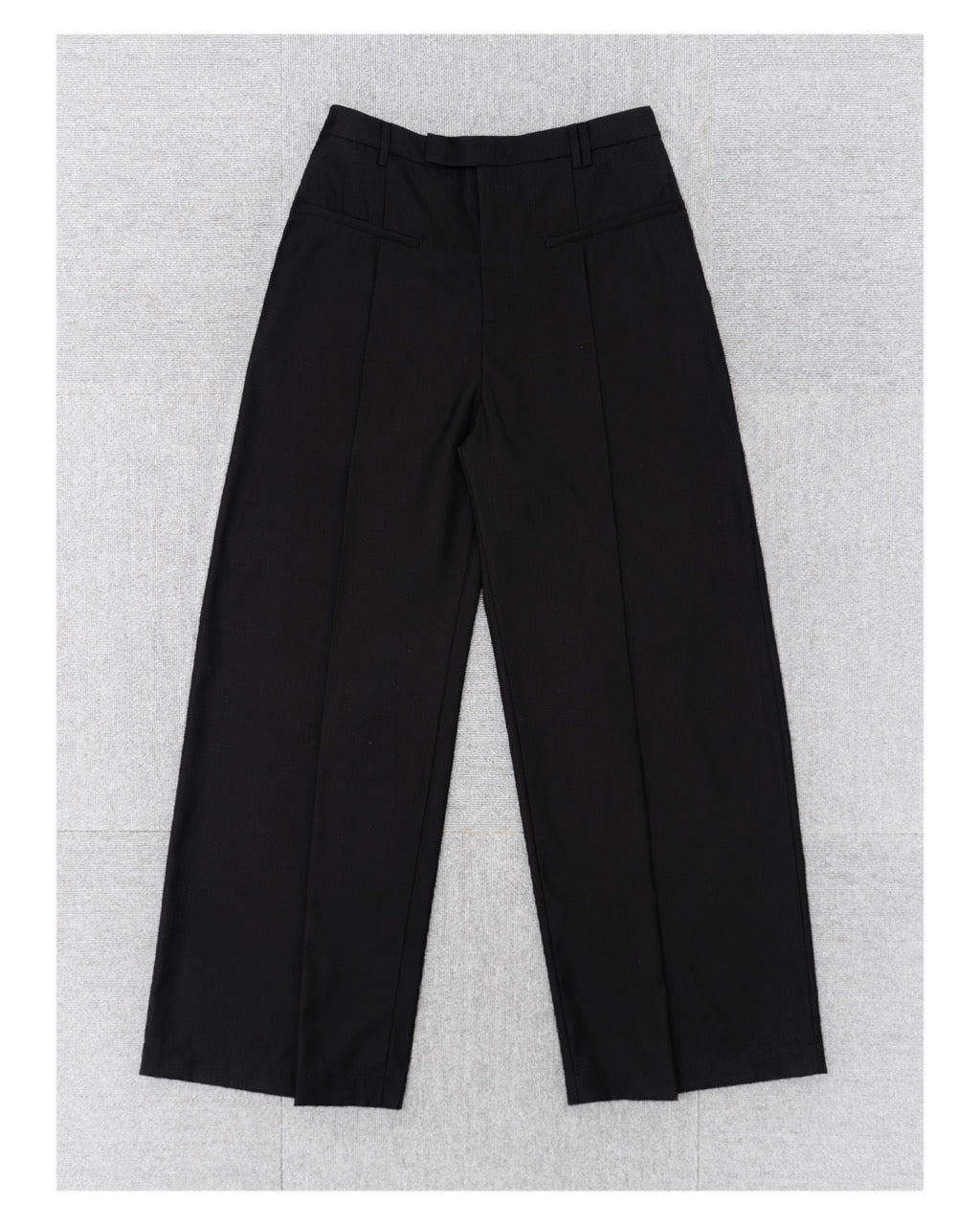 1dyLL｜1DS Relaxed Straight-Leg Pants (Black)